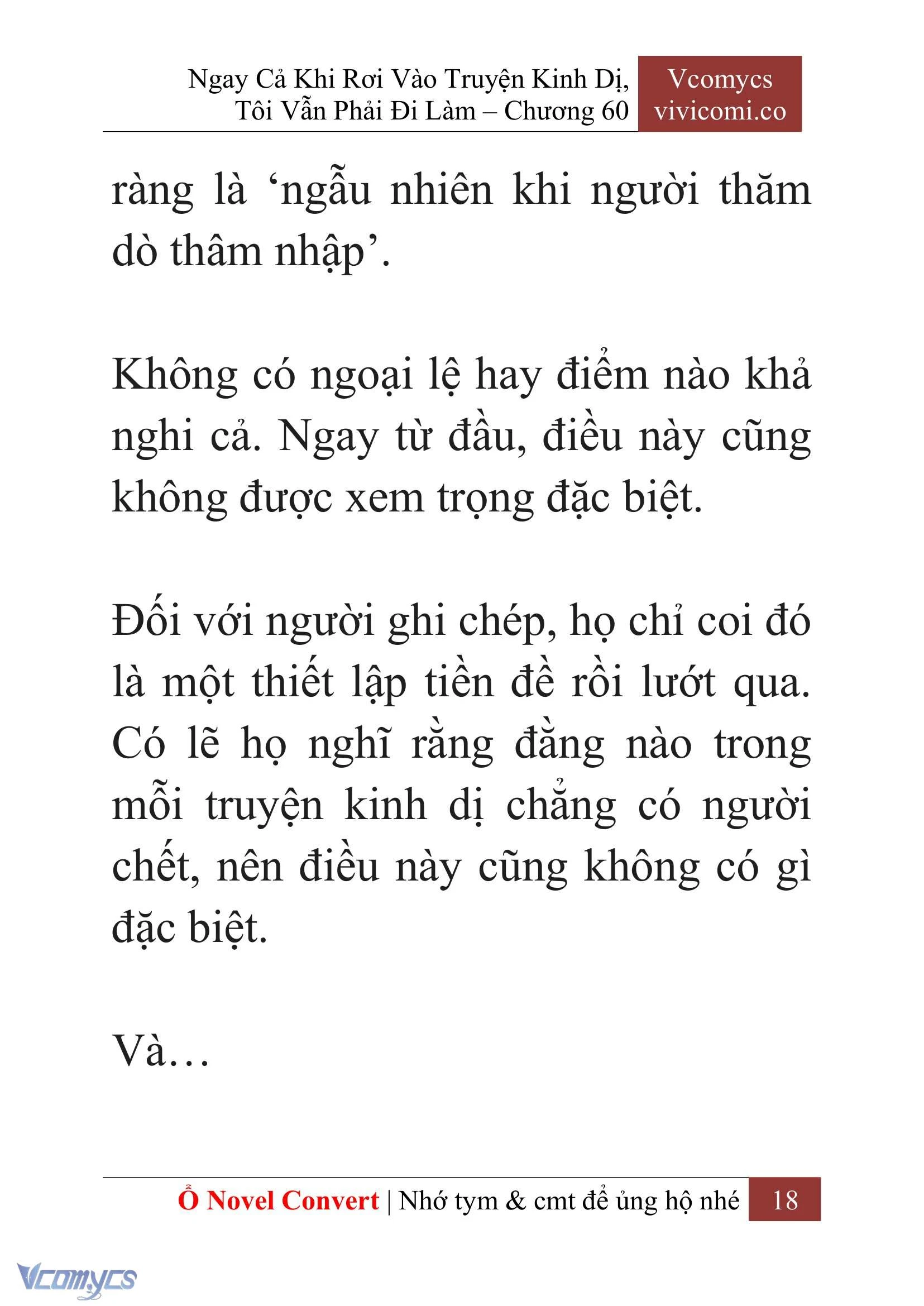 [Novel] Ngay Cả Khi Rơi Vào Truyện Kinh Dị, Tôi Vẫn Phải Đi Làm Chapter  60 - 21