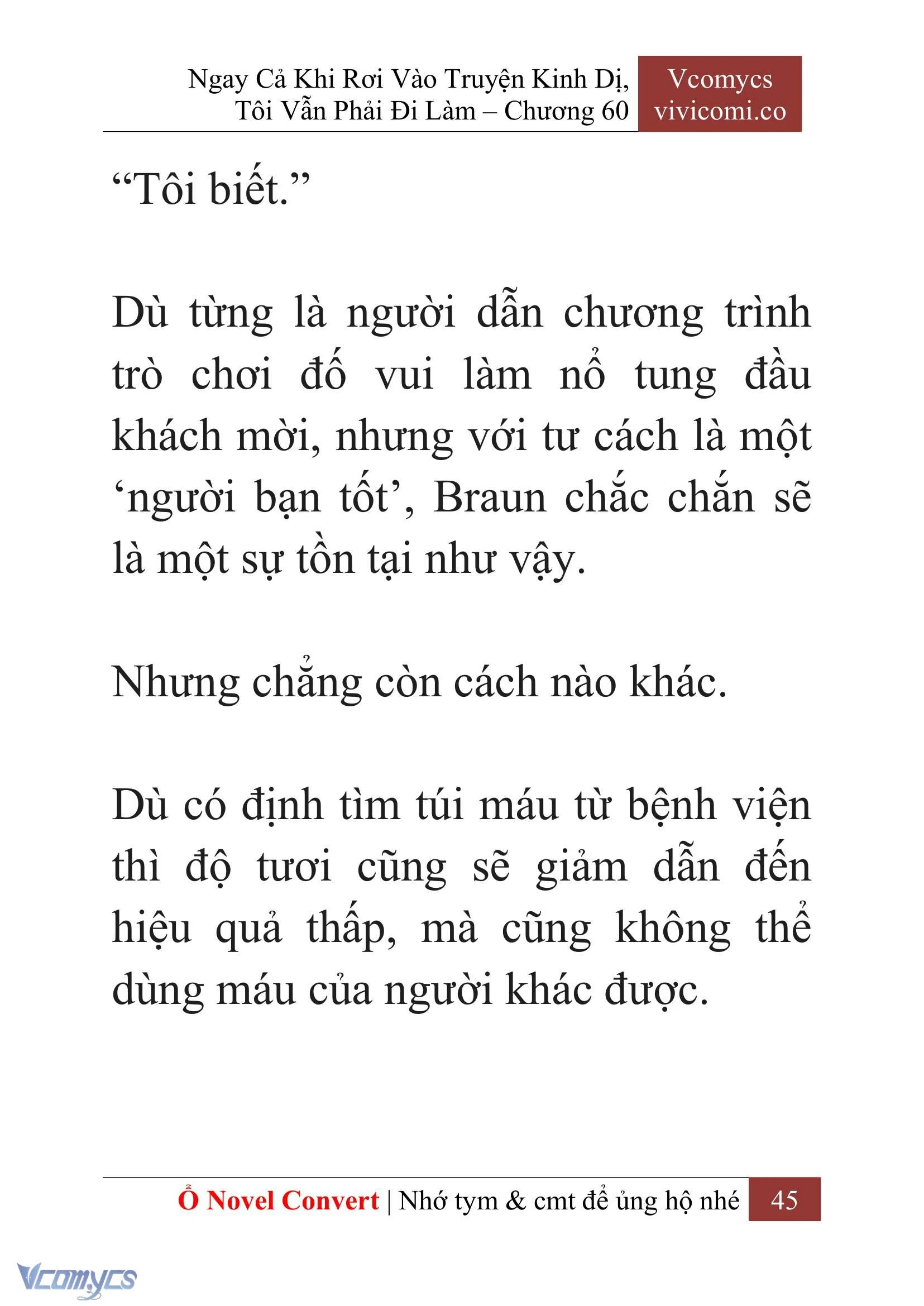 [Novel] Ngay Cả Khi Rơi Vào Truyện Kinh Dị, Tôi Vẫn Phải Đi Làm Chapter  60 - 48
