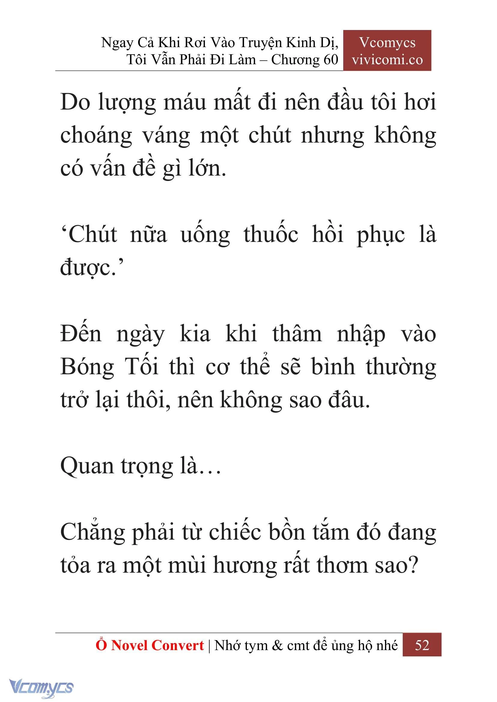 [Novel] Ngay Cả Khi Rơi Vào Truyện Kinh Dị, Tôi Vẫn Phải Đi Làm Chapter  60 - 55