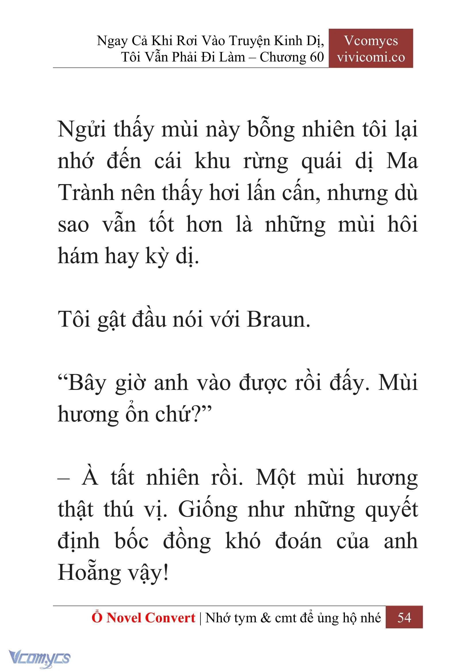 [Novel] Ngay Cả Khi Rơi Vào Truyện Kinh Dị, Tôi Vẫn Phải Đi Làm Chapter  60 - 57