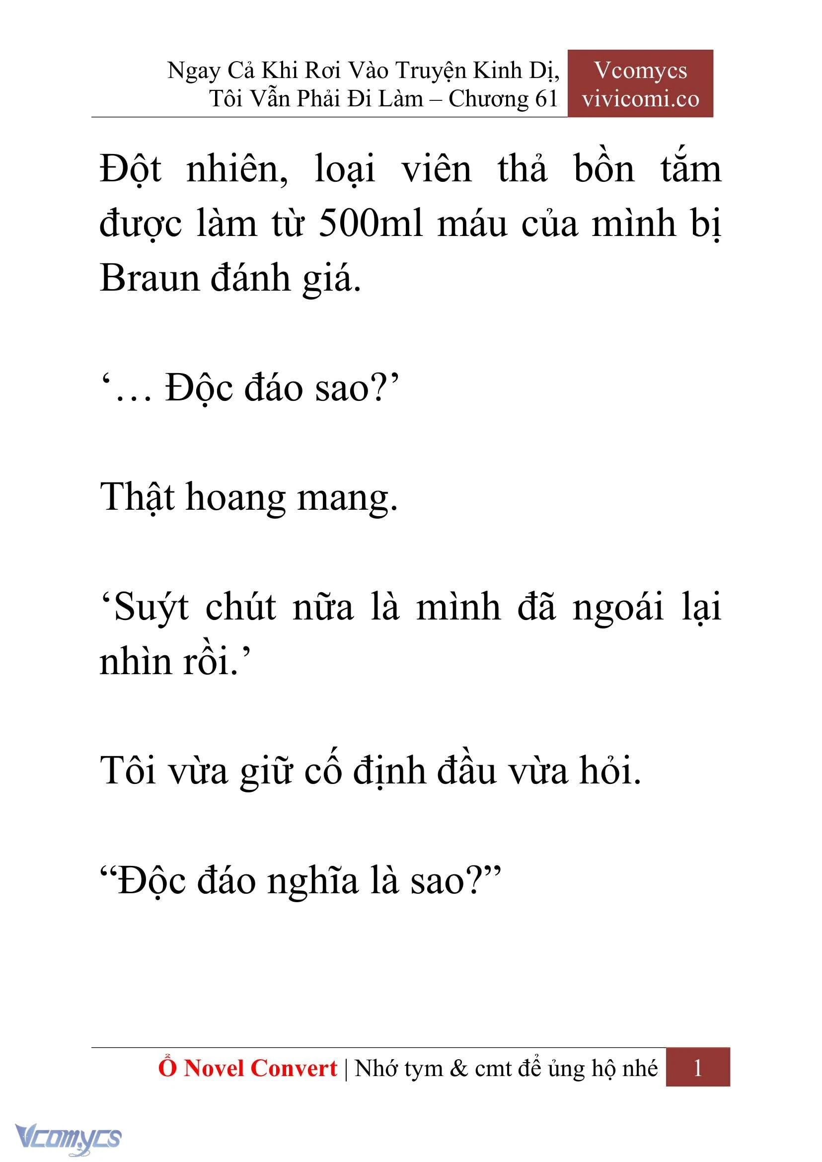 [Novel] Ngay Cả Khi Rơi Vào Truyện Kinh Dị, Tôi Vẫn Phải Đi Làm Chapter  61 - 4