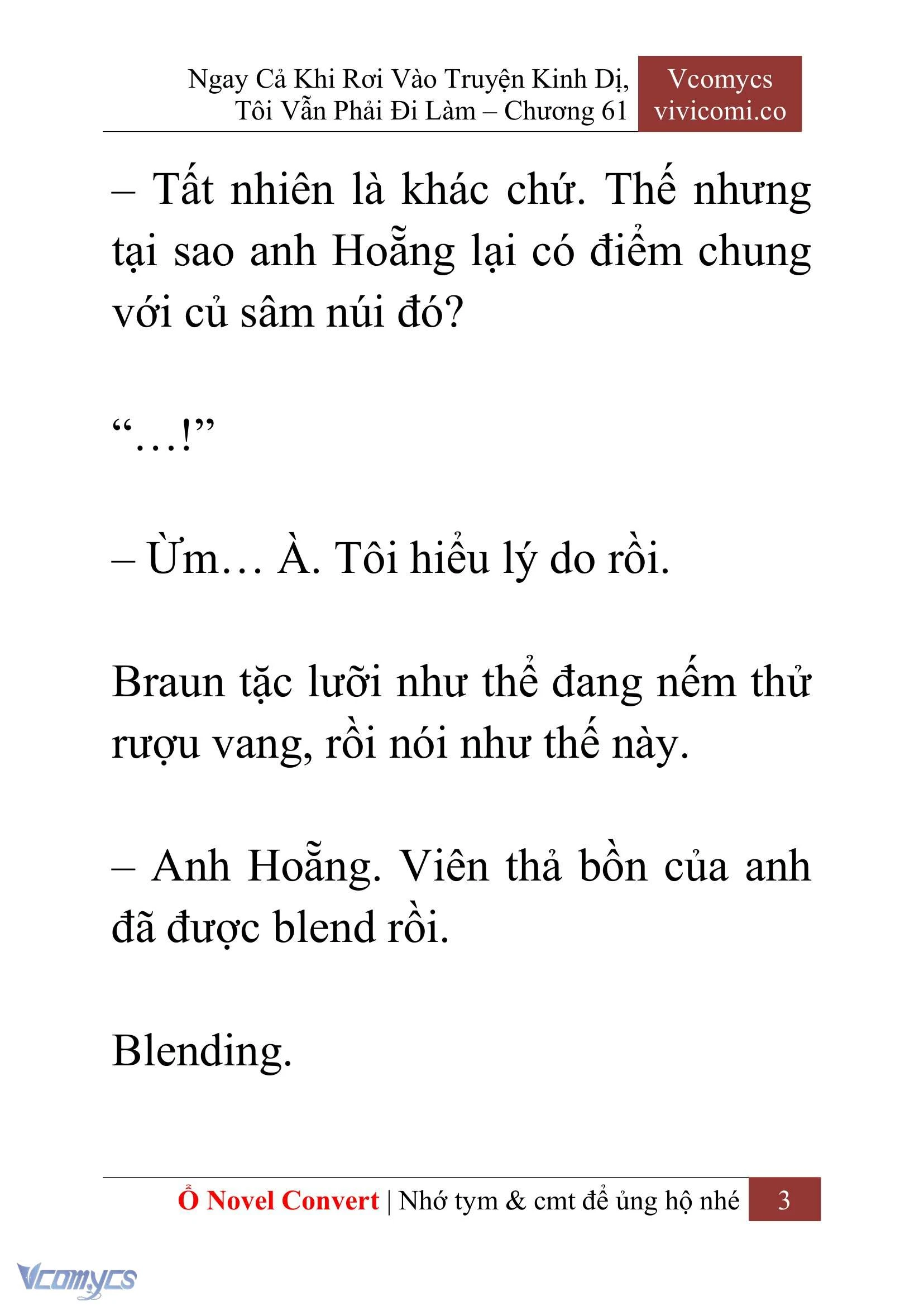 [Novel] Ngay Cả Khi Rơi Vào Truyện Kinh Dị, Tôi Vẫn Phải Đi Làm Chapter  61 - 6