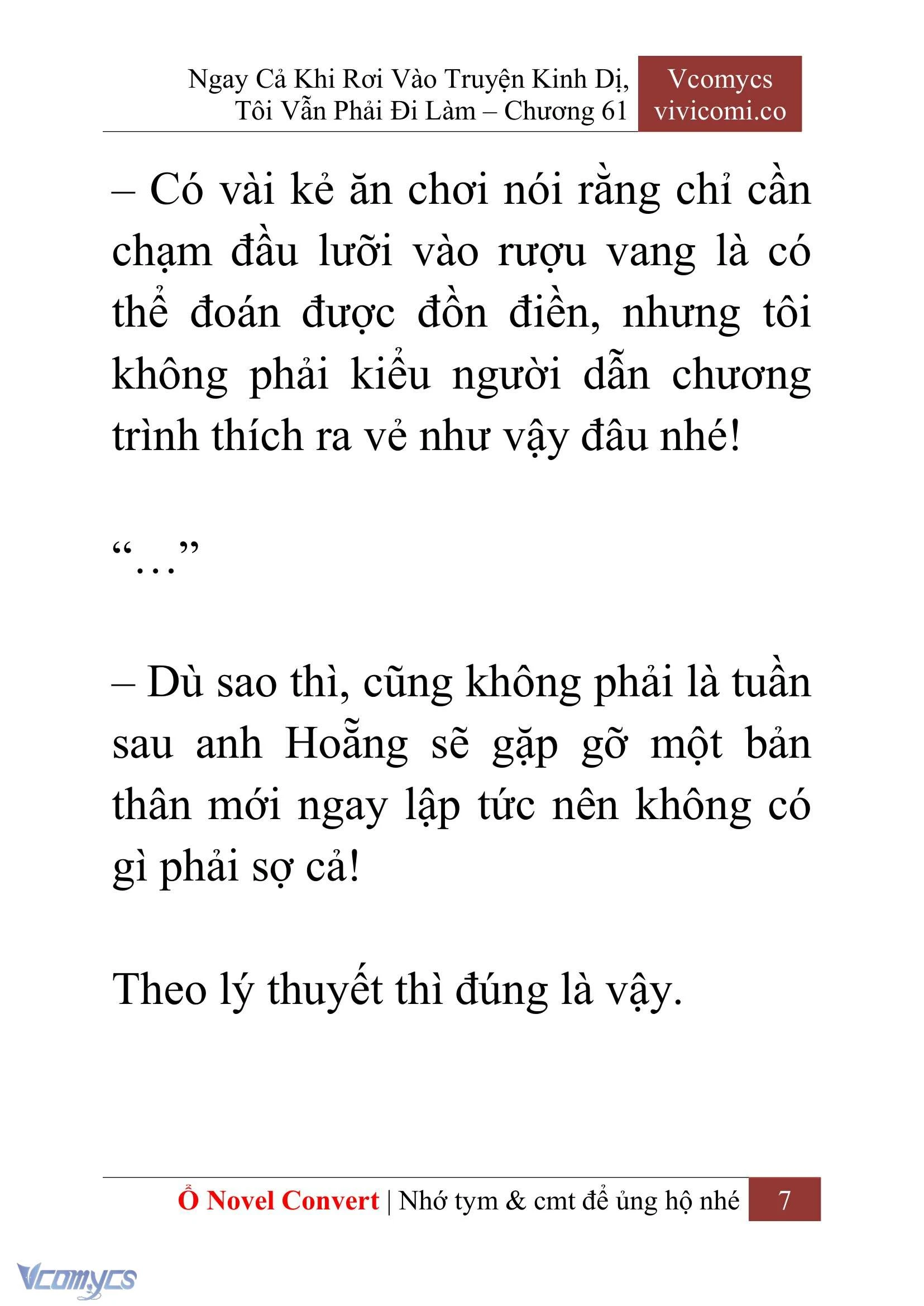 [Novel] Ngay Cả Khi Rơi Vào Truyện Kinh Dị, Tôi Vẫn Phải Đi Làm Chapter  61 - 10