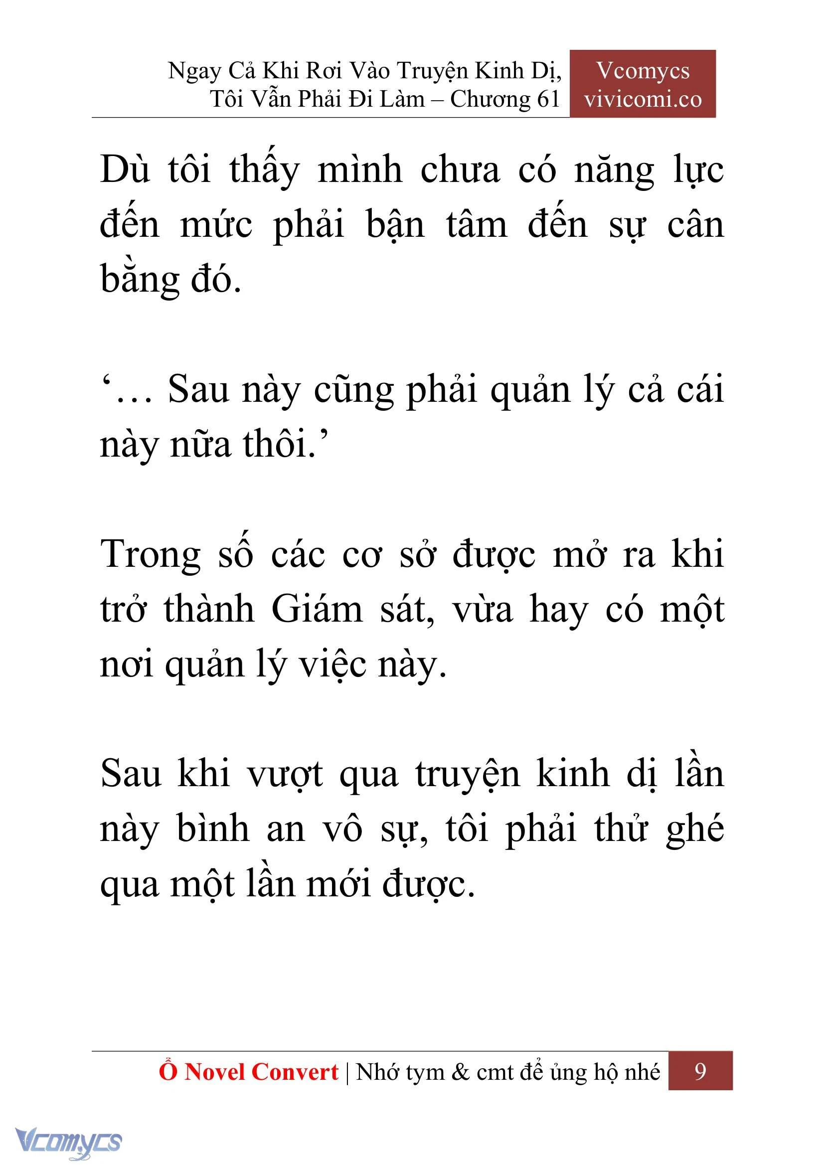 [Novel] Ngay Cả Khi Rơi Vào Truyện Kinh Dị, Tôi Vẫn Phải Đi Làm Chapter  61 - 12