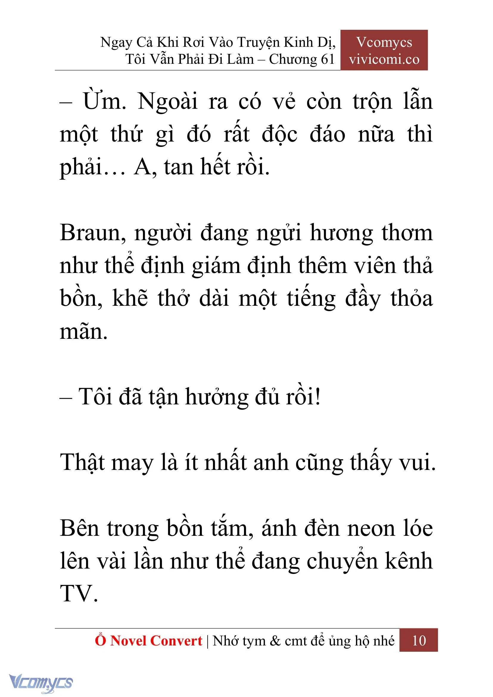 [Novel] Ngay Cả Khi Rơi Vào Truyện Kinh Dị, Tôi Vẫn Phải Đi Làm Chapter  61 - 13