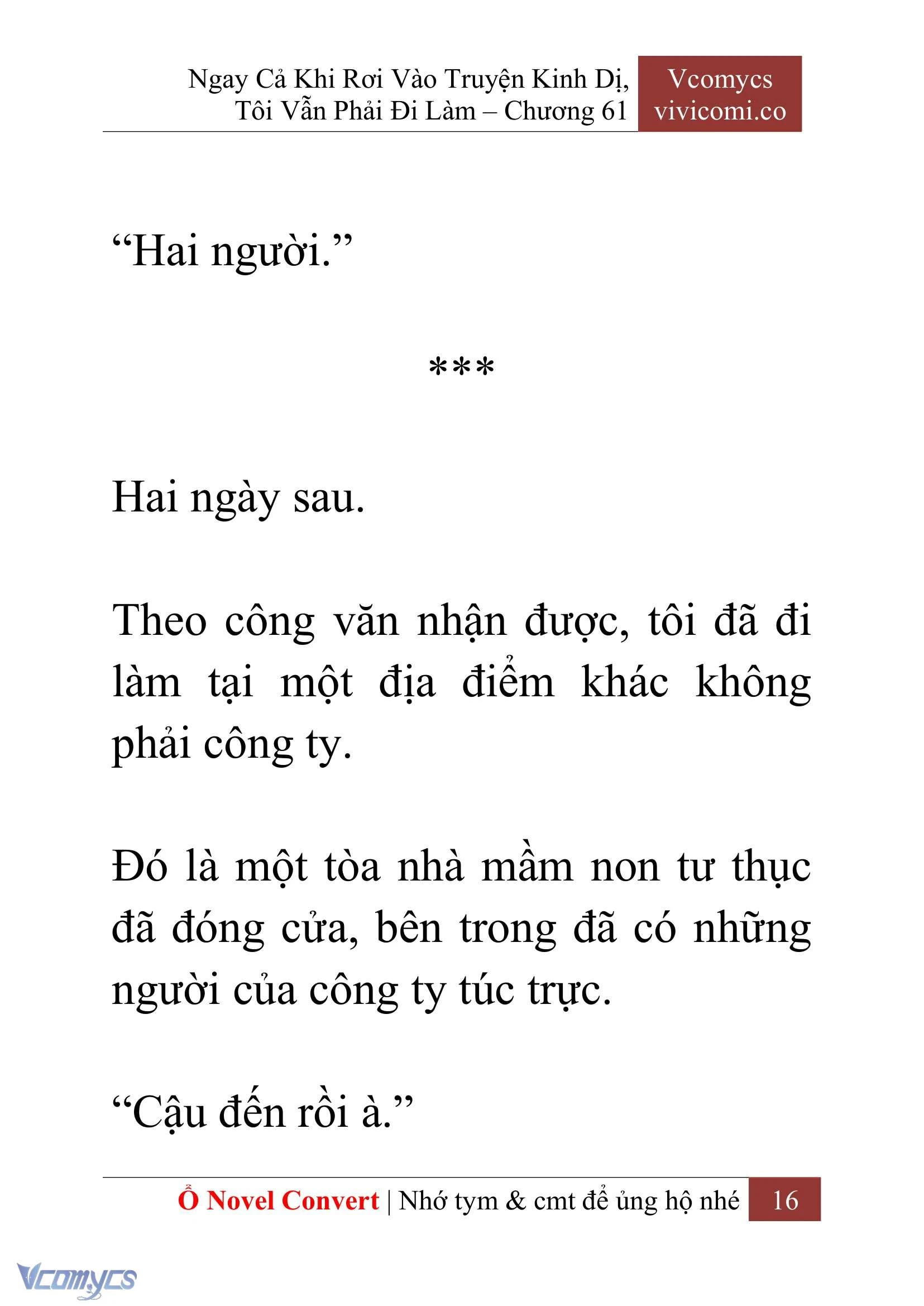 [Novel] Ngay Cả Khi Rơi Vào Truyện Kinh Dị, Tôi Vẫn Phải Đi Làm Chapter  61 - 19