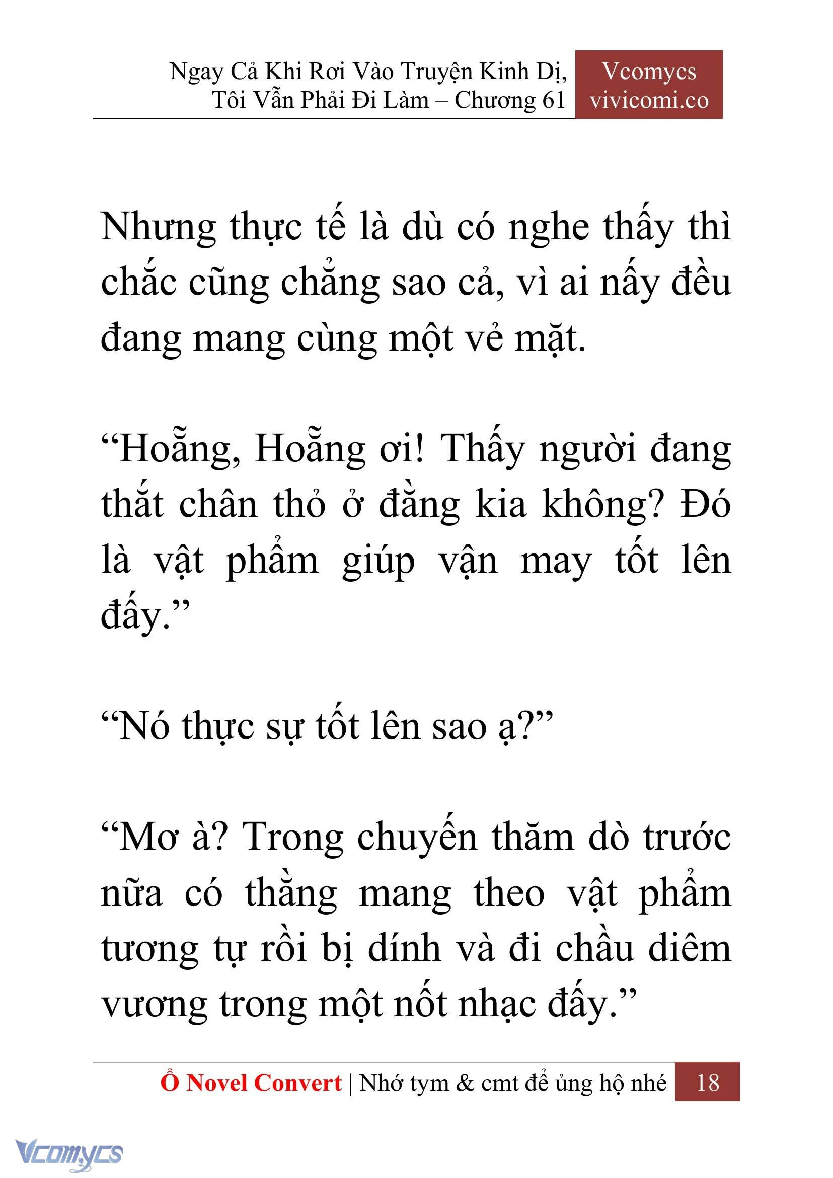 [Novel] Ngay Cả Khi Rơi Vào Truyện Kinh Dị, Tôi Vẫn Phải Đi Làm Chapter  61 - 21
