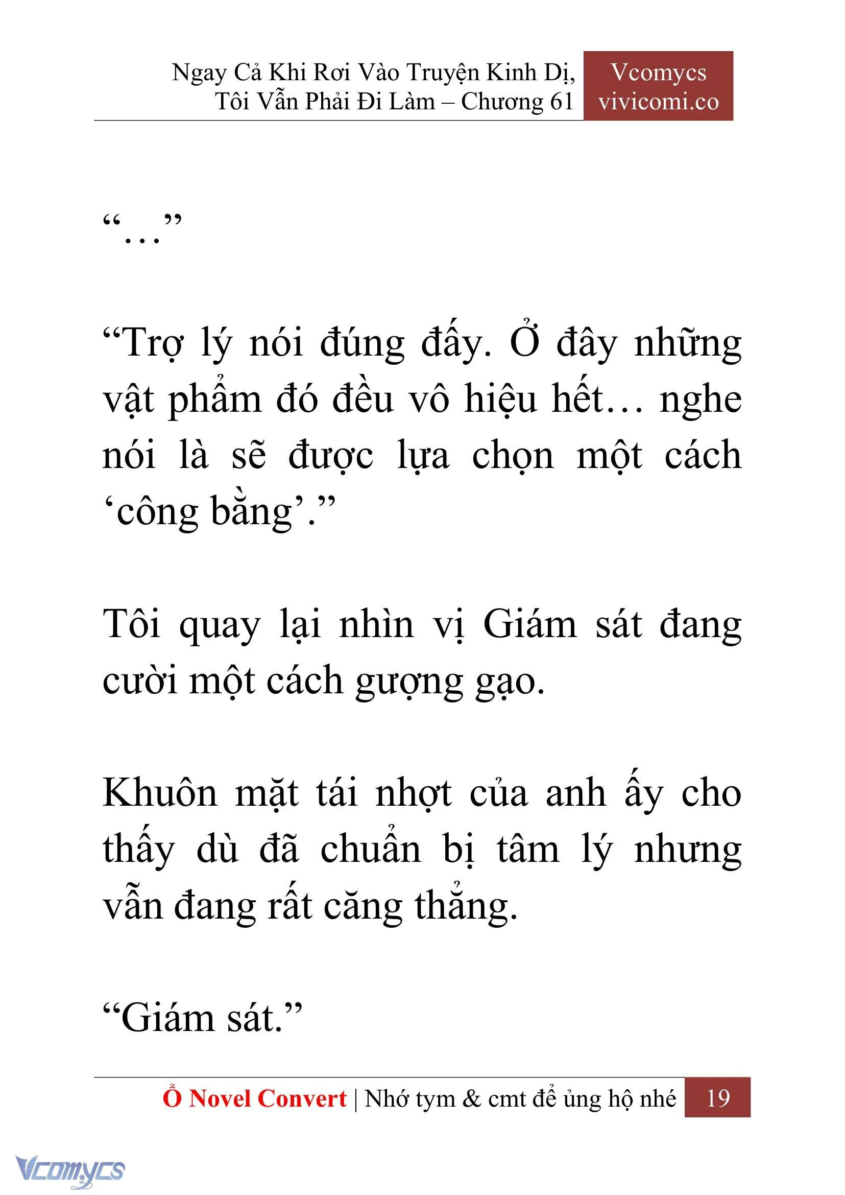 [Novel] Ngay Cả Khi Rơi Vào Truyện Kinh Dị, Tôi Vẫn Phải Đi Làm Chapter  61 - 22