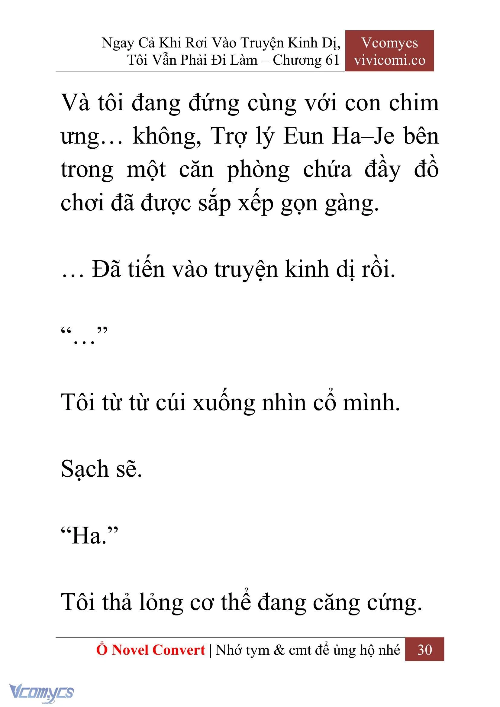[Novel] Ngay Cả Khi Rơi Vào Truyện Kinh Dị, Tôi Vẫn Phải Đi Làm Chapter  61 - 33