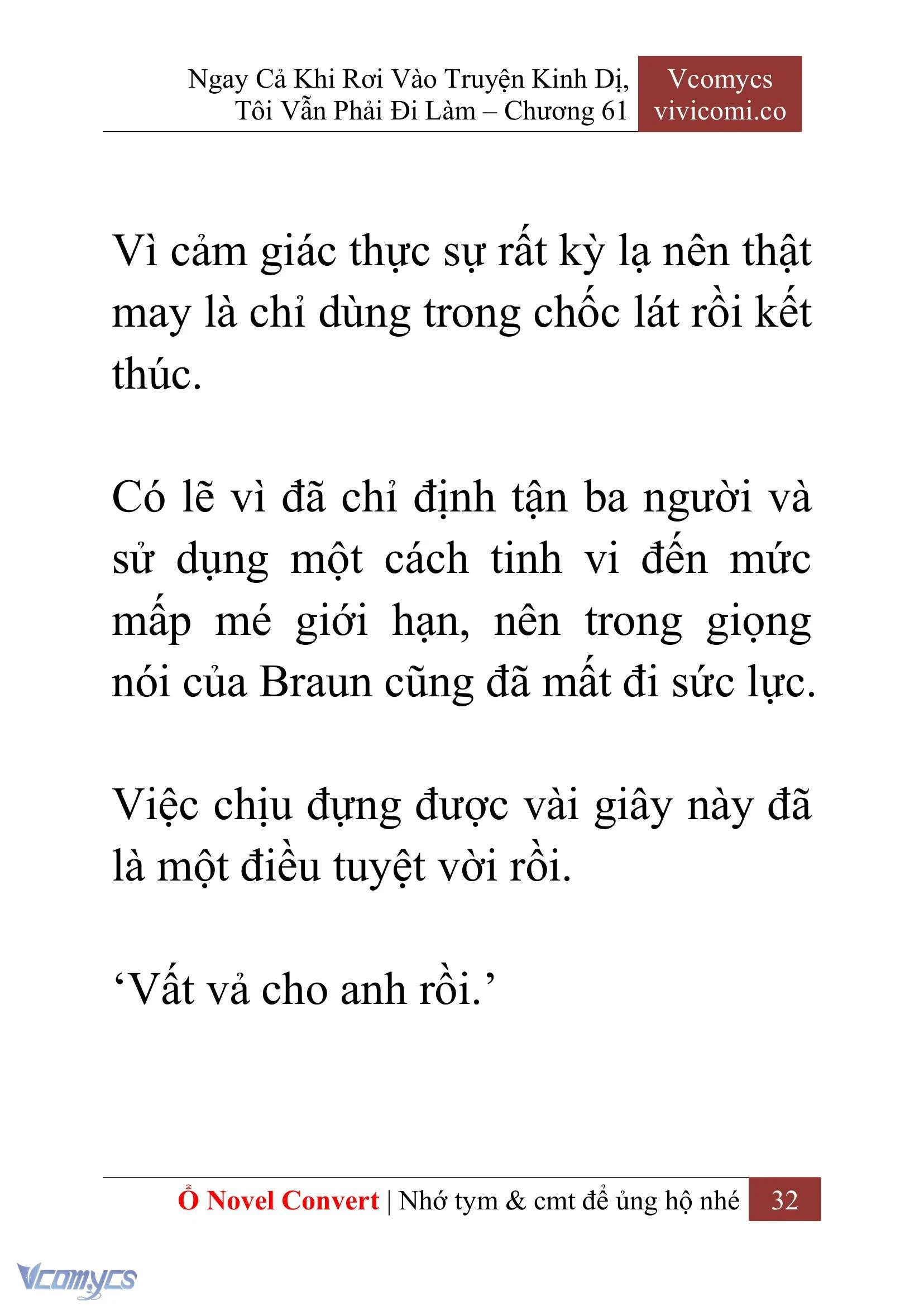 [Novel] Ngay Cả Khi Rơi Vào Truyện Kinh Dị, Tôi Vẫn Phải Đi Làm Chapter  61 - 35