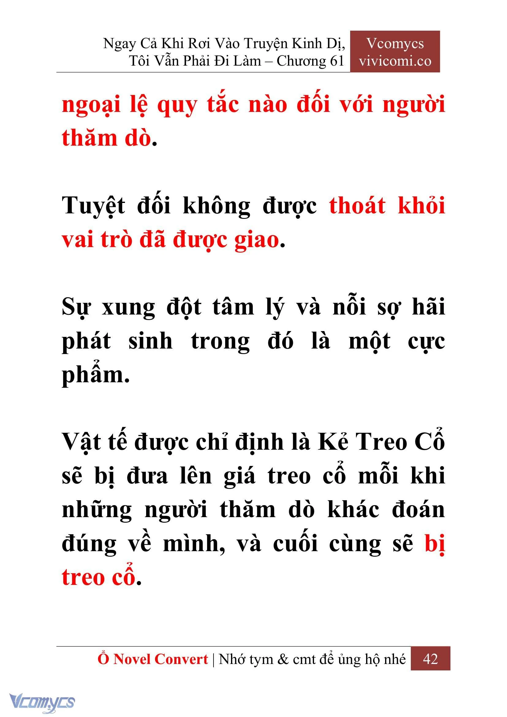 [Novel] Ngay Cả Khi Rơi Vào Truyện Kinh Dị, Tôi Vẫn Phải Đi Làm Chapter  61 - 45