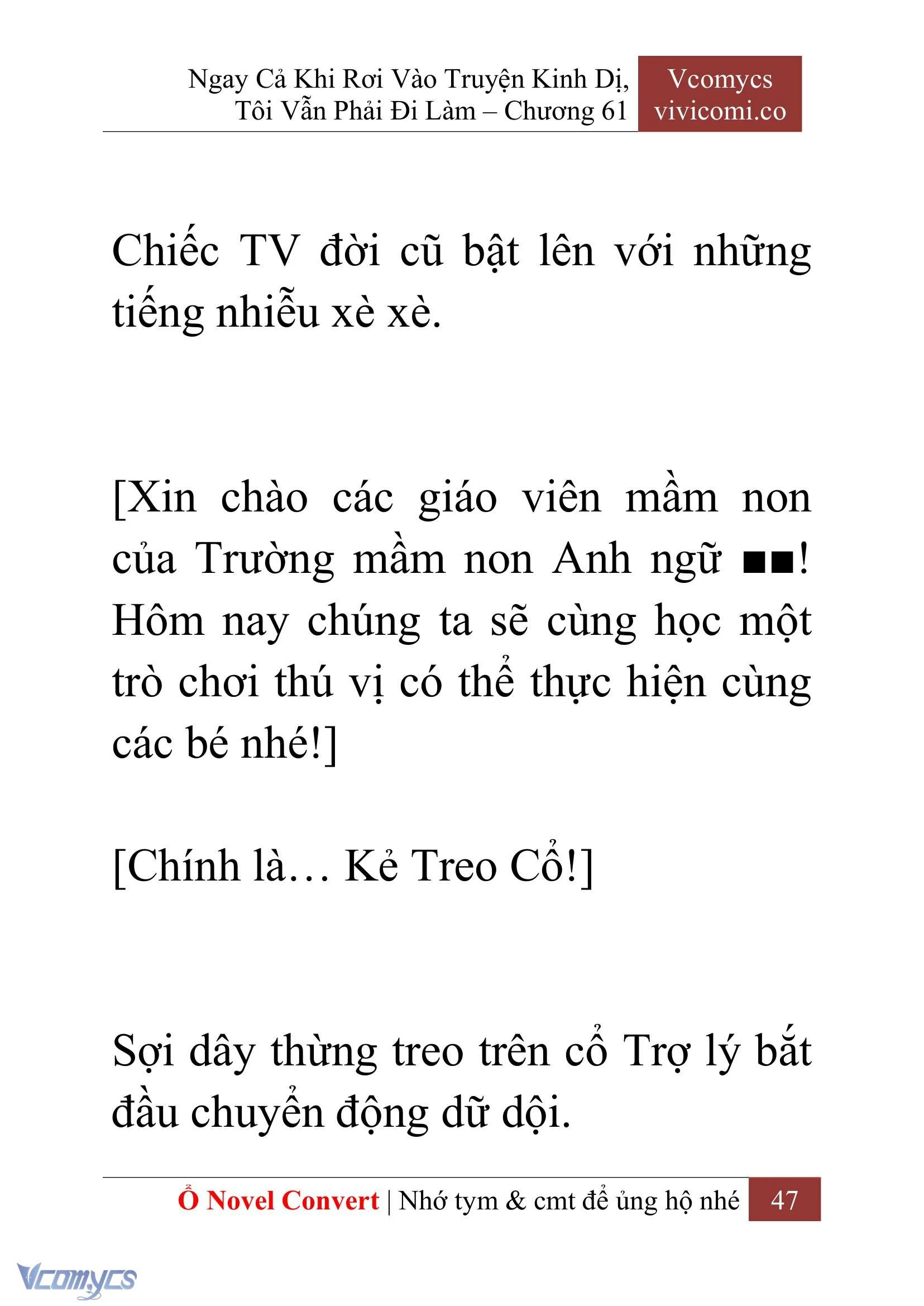 [Novel] Ngay Cả Khi Rơi Vào Truyện Kinh Dị, Tôi Vẫn Phải Đi Làm Chapter  61 - 50