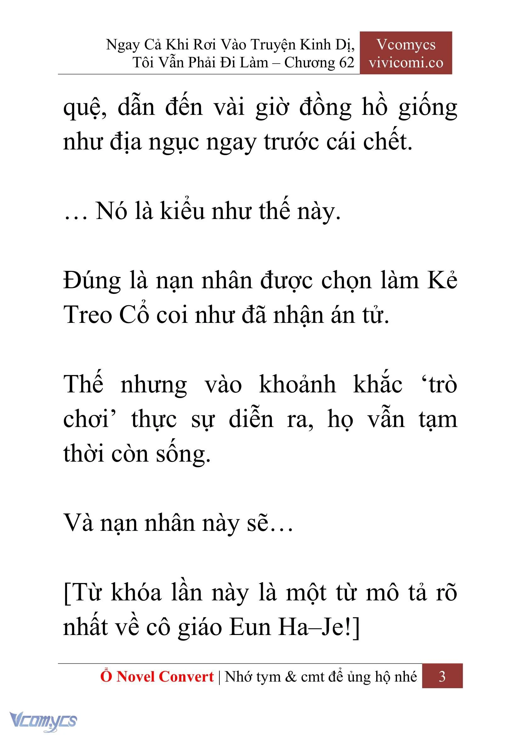[Novel] Ngay Cả Khi Rơi Vào Truyện Kinh Dị, Tôi Vẫn Phải Đi Làm Chapter  62 - 6
