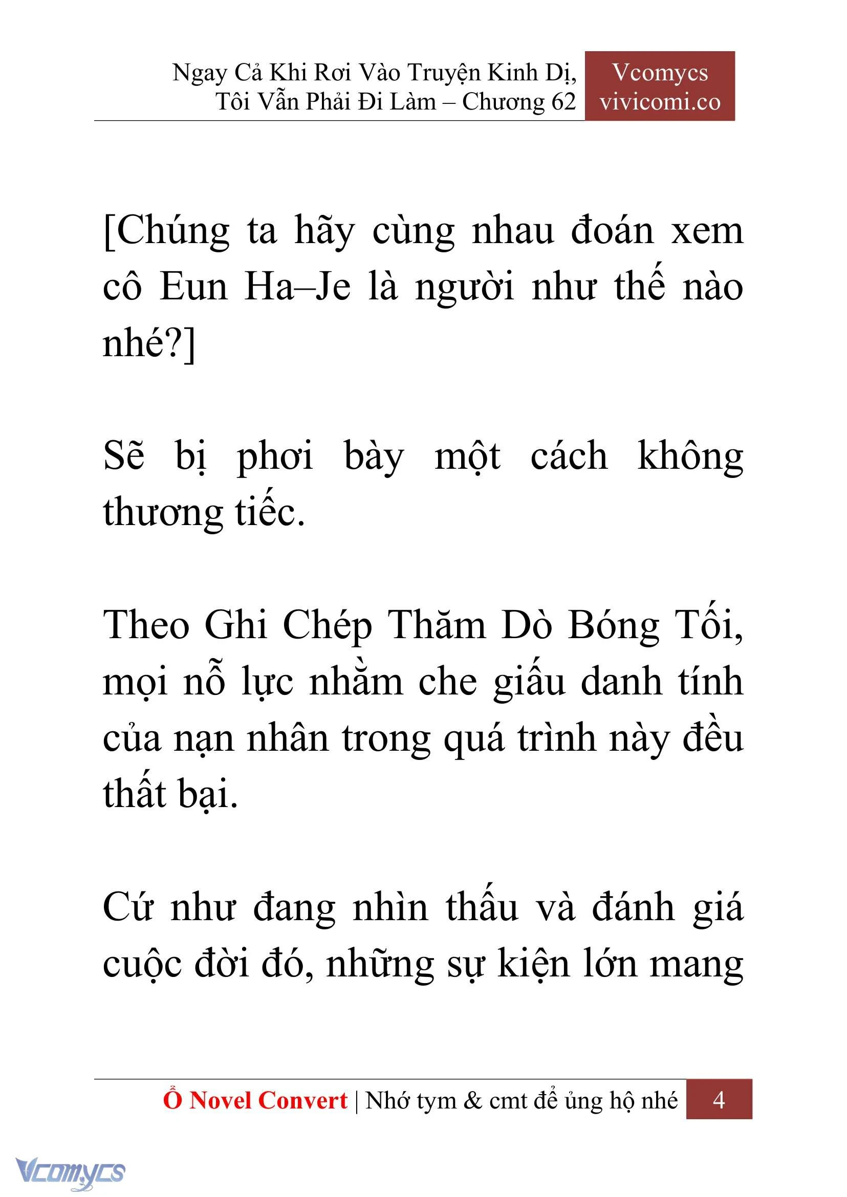 [Novel] Ngay Cả Khi Rơi Vào Truyện Kinh Dị, Tôi Vẫn Phải Đi Làm Chapter  62 - 7