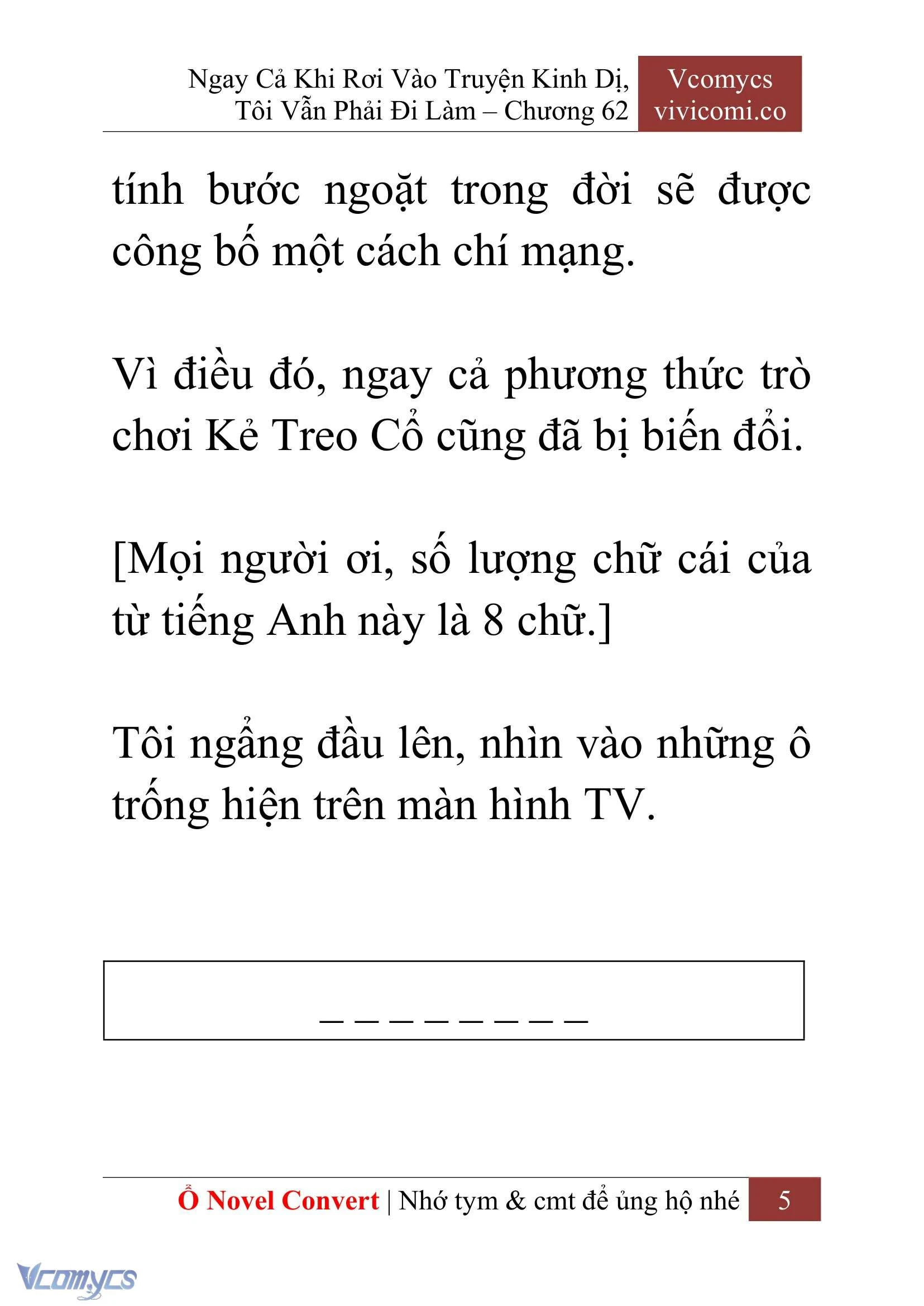 [Novel] Ngay Cả Khi Rơi Vào Truyện Kinh Dị, Tôi Vẫn Phải Đi Làm Chapter  62 - 8