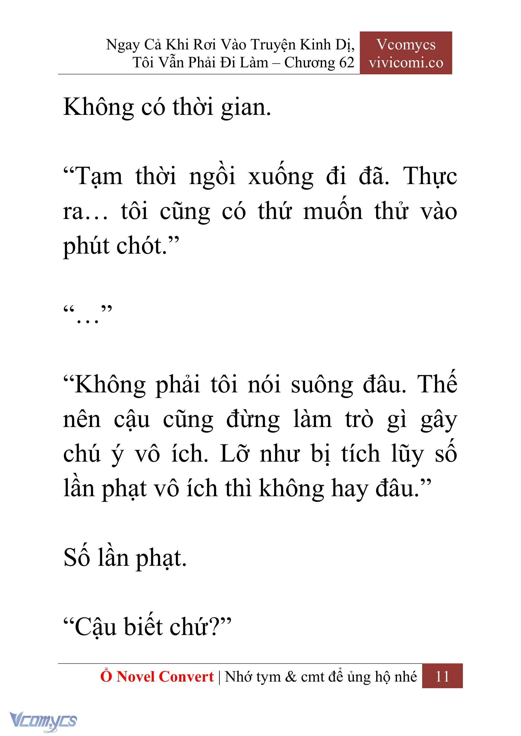 [Novel] Ngay Cả Khi Rơi Vào Truyện Kinh Dị, Tôi Vẫn Phải Đi Làm Chapter  62 - 14