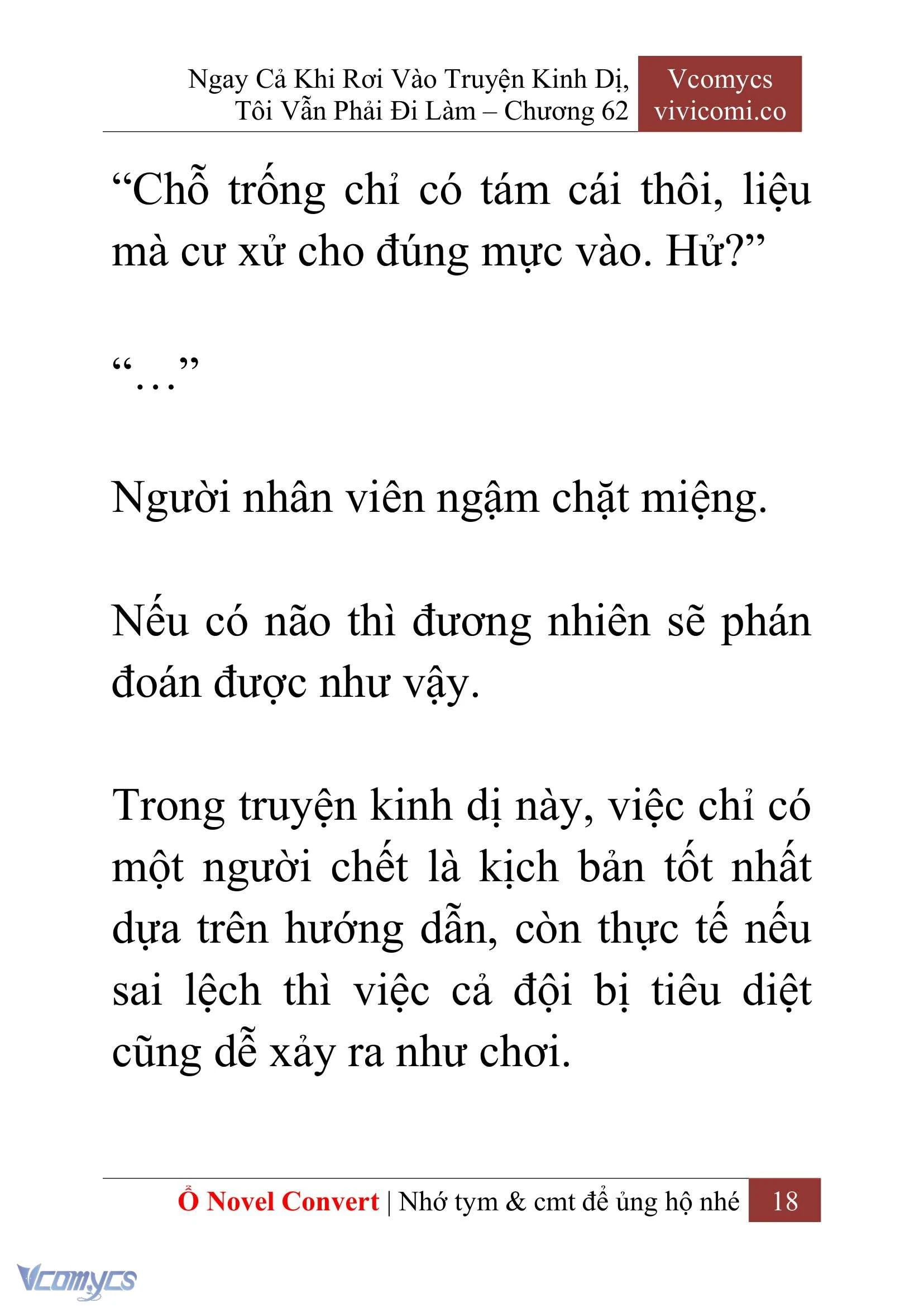 [Novel] Ngay Cả Khi Rơi Vào Truyện Kinh Dị, Tôi Vẫn Phải Đi Làm Chapter  62 - 21