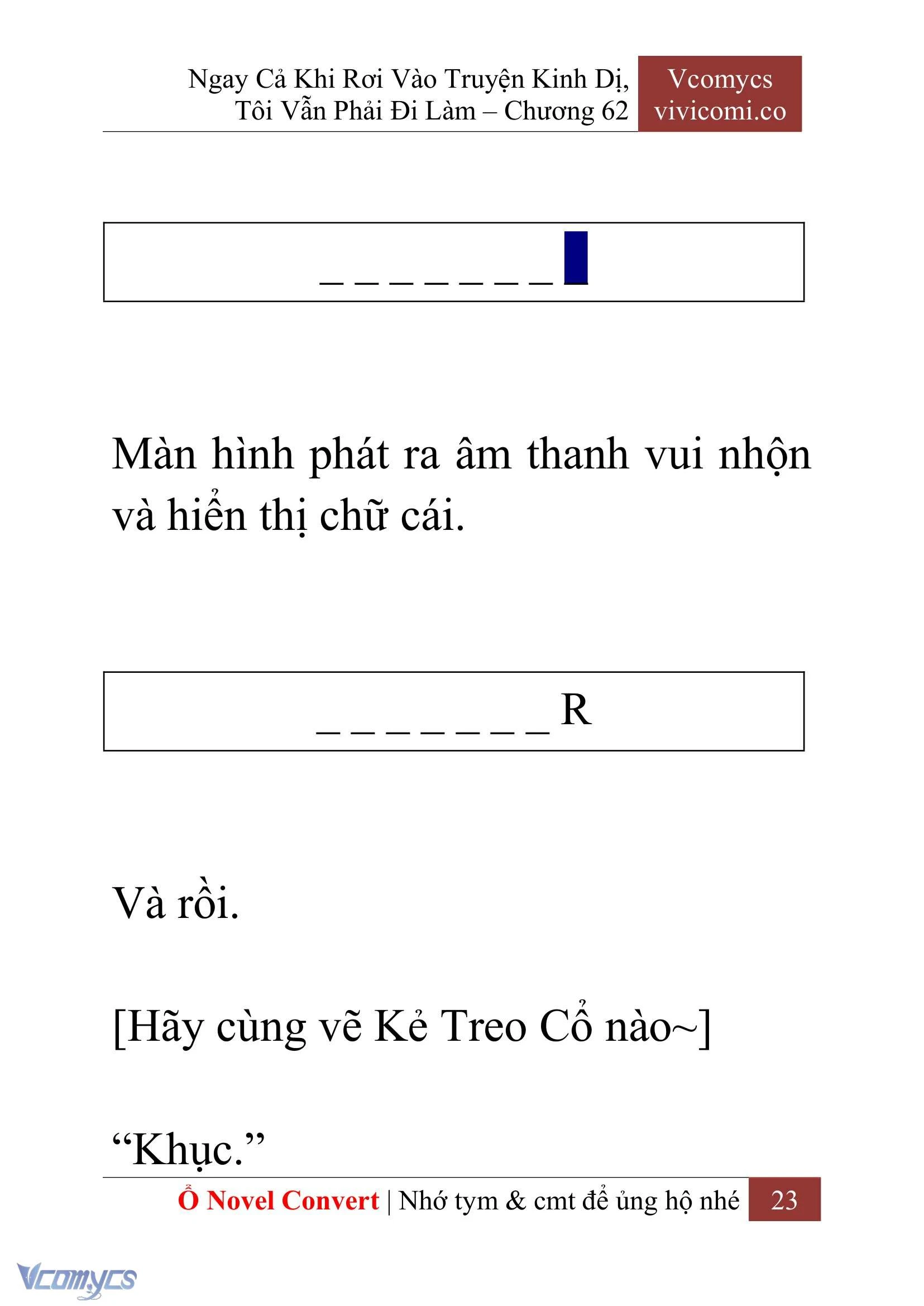 [Novel] Ngay Cả Khi Rơi Vào Truyện Kinh Dị, Tôi Vẫn Phải Đi Làm Chapter  62 - 26