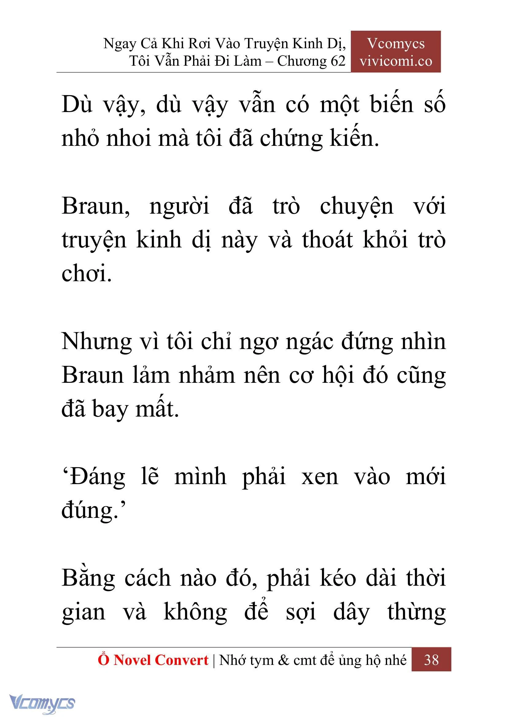 [Novel] Ngay Cả Khi Rơi Vào Truyện Kinh Dị, Tôi Vẫn Phải Đi Làm Chapter  62 - 41