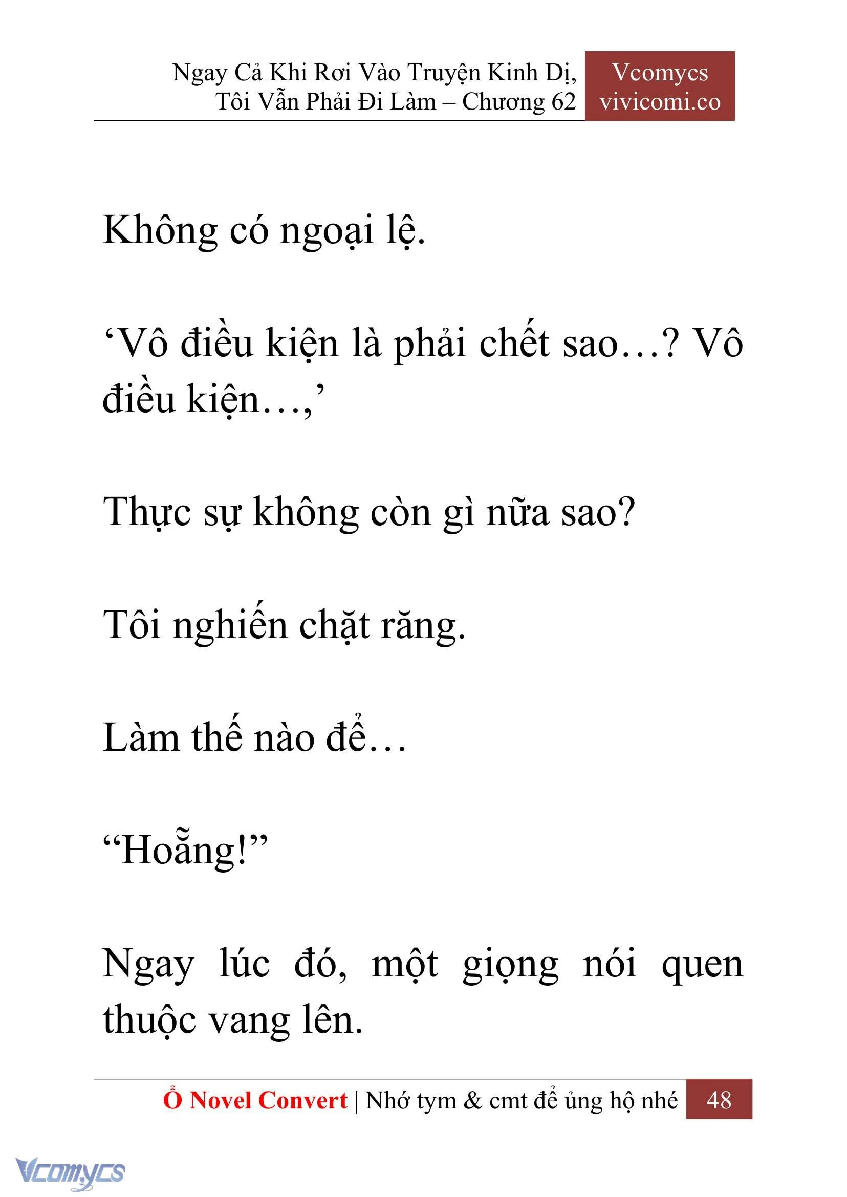 [Novel] Ngay Cả Khi Rơi Vào Truyện Kinh Dị, Tôi Vẫn Phải Đi Làm Chapter  62 - 51