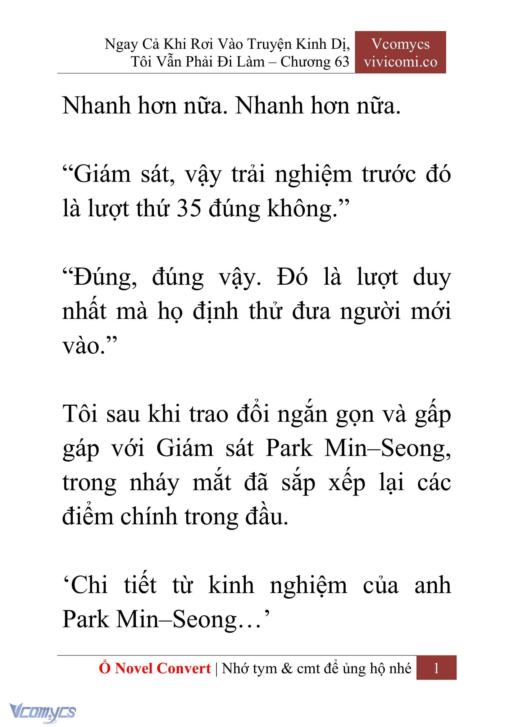 [Novel] Ngay Cả Khi Rơi Vào Truyện Kinh Dị, Tôi Vẫn Phải Đi Làm Chapter  63 - 4