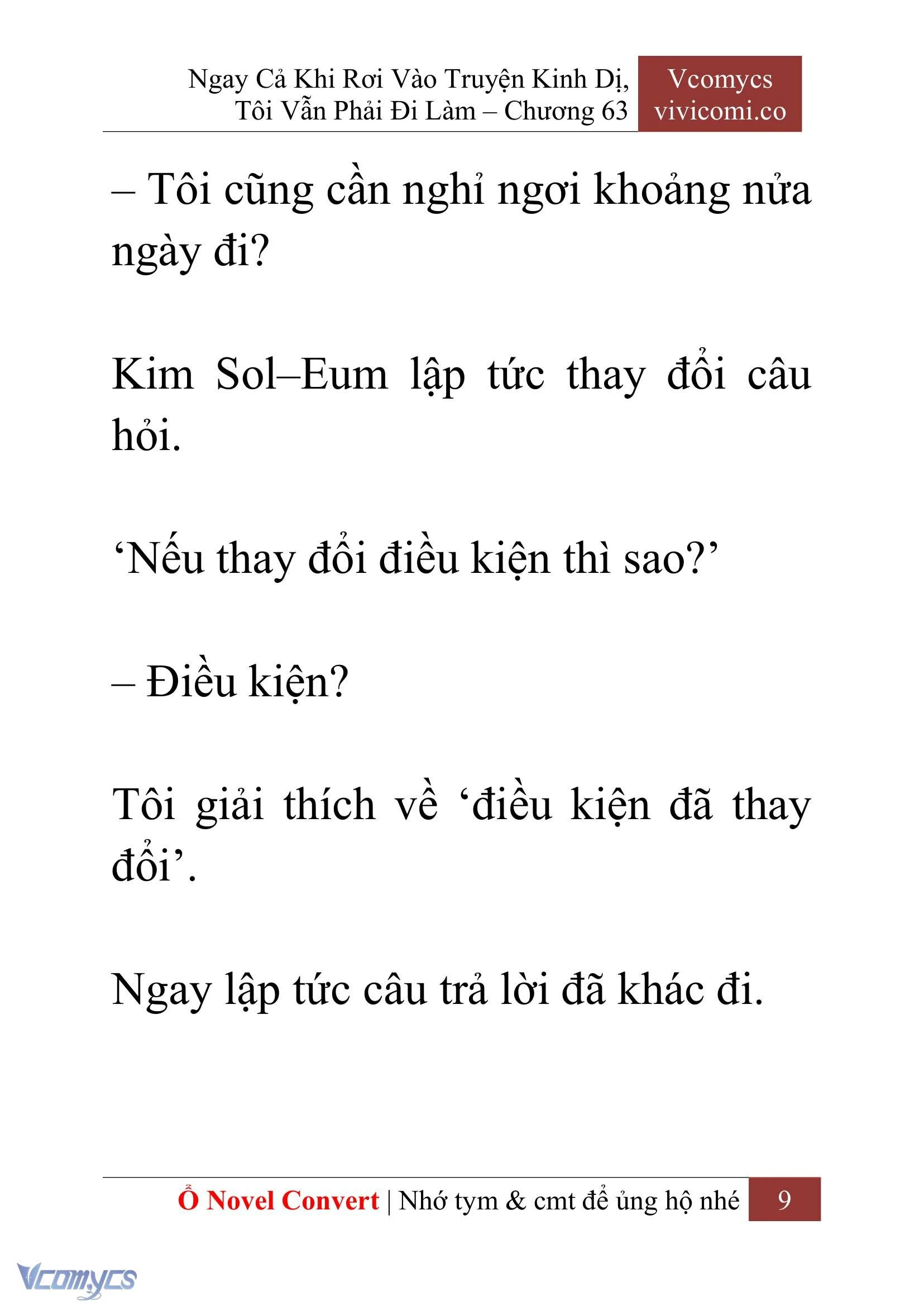 [Novel] Ngay Cả Khi Rơi Vào Truyện Kinh Dị, Tôi Vẫn Phải Đi Làm Chapter  63 - 12