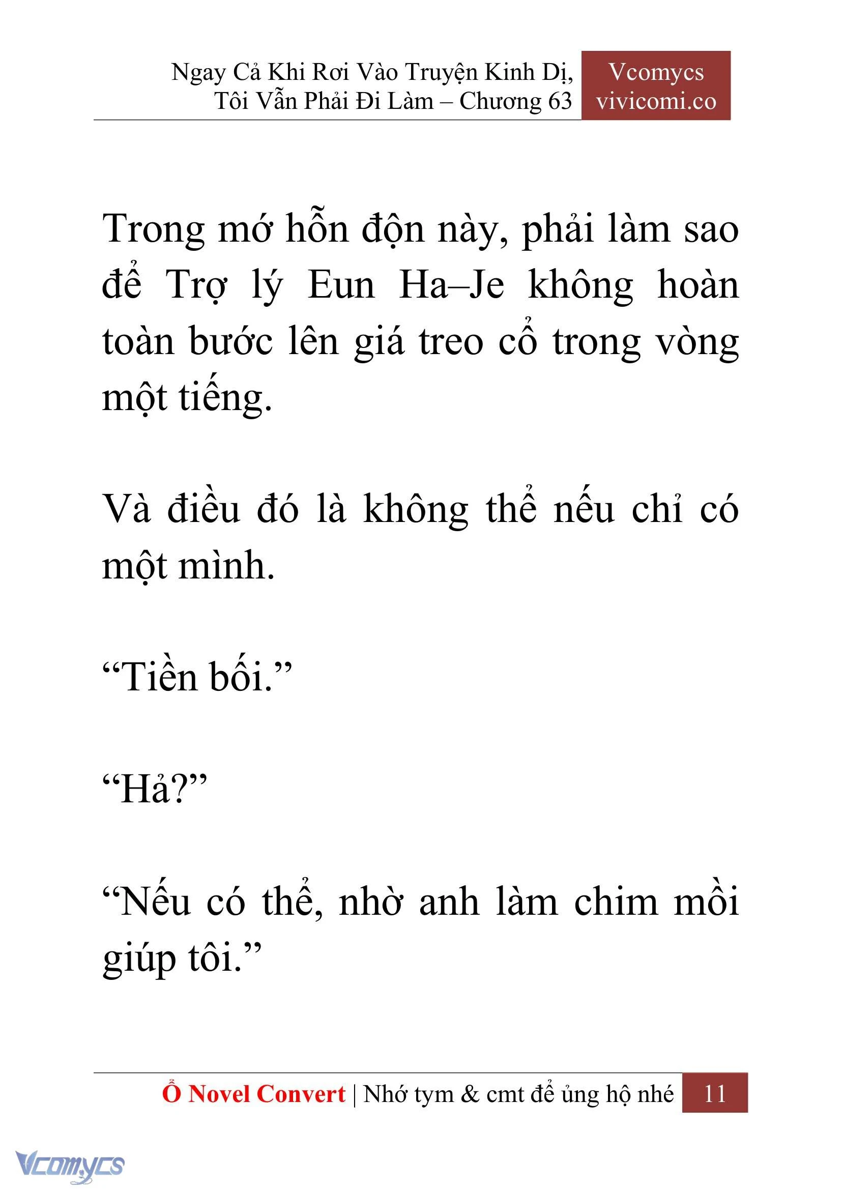 [Novel] Ngay Cả Khi Rơi Vào Truyện Kinh Dị, Tôi Vẫn Phải Đi Làm Chapter  63 - 14