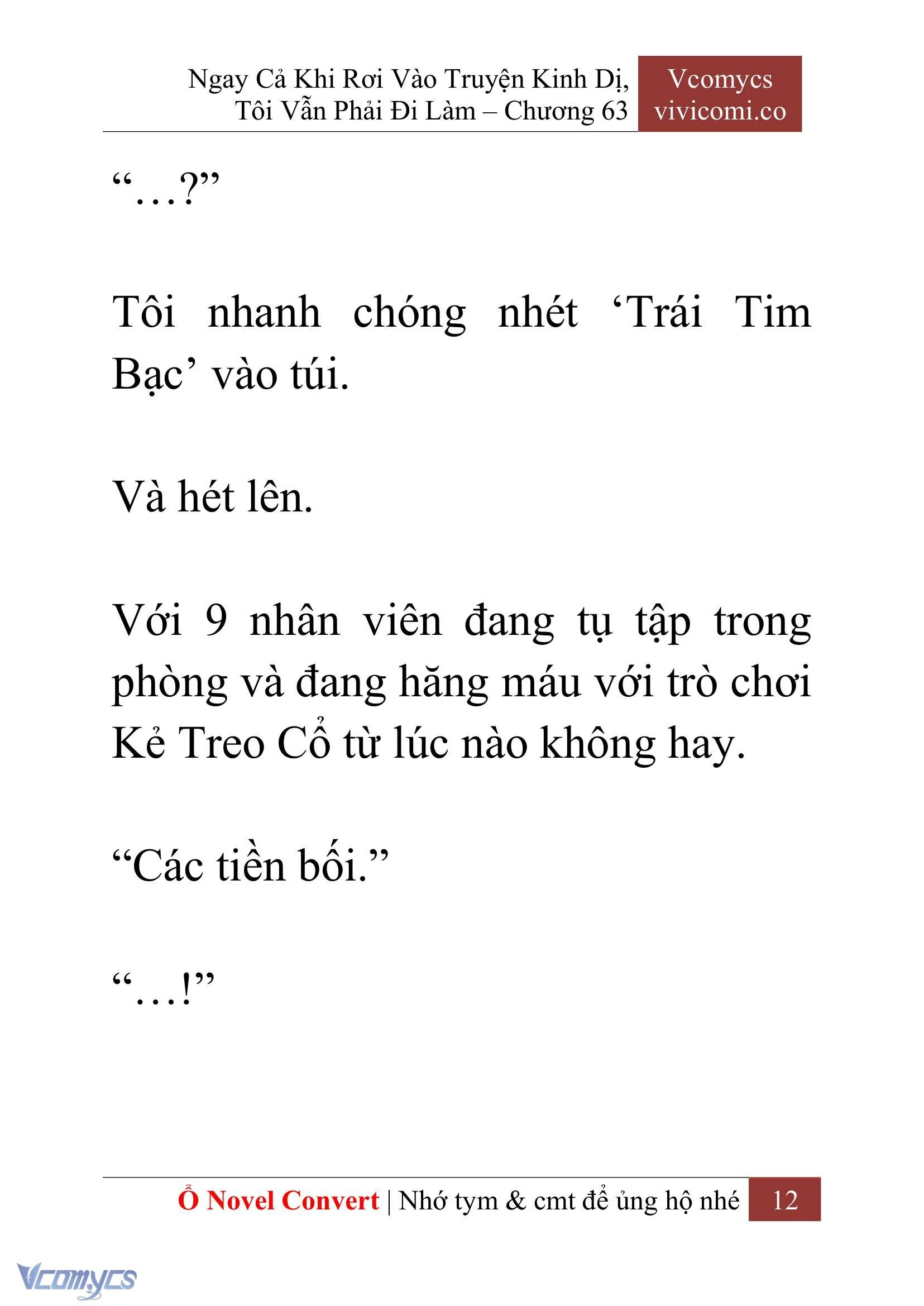 [Novel] Ngay Cả Khi Rơi Vào Truyện Kinh Dị, Tôi Vẫn Phải Đi Làm Chapter  63 - 15