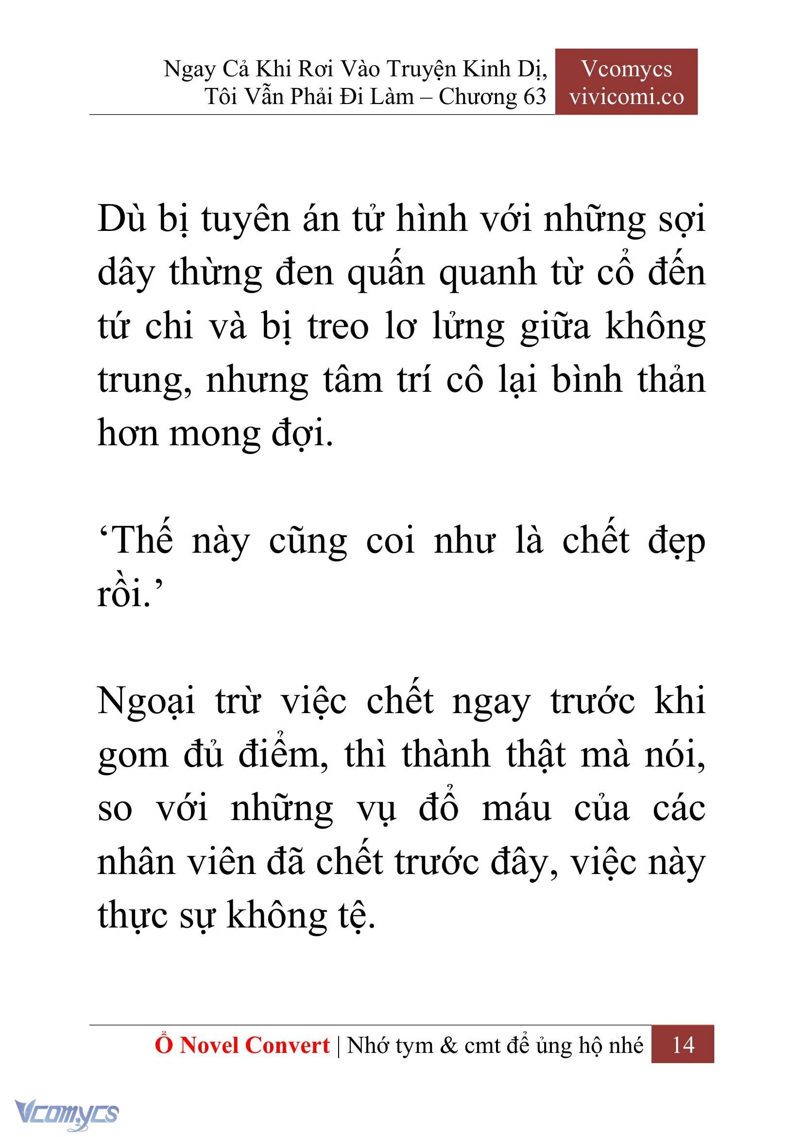 [Novel] Ngay Cả Khi Rơi Vào Truyện Kinh Dị, Tôi Vẫn Phải Đi Làm Chapter  63 - 17