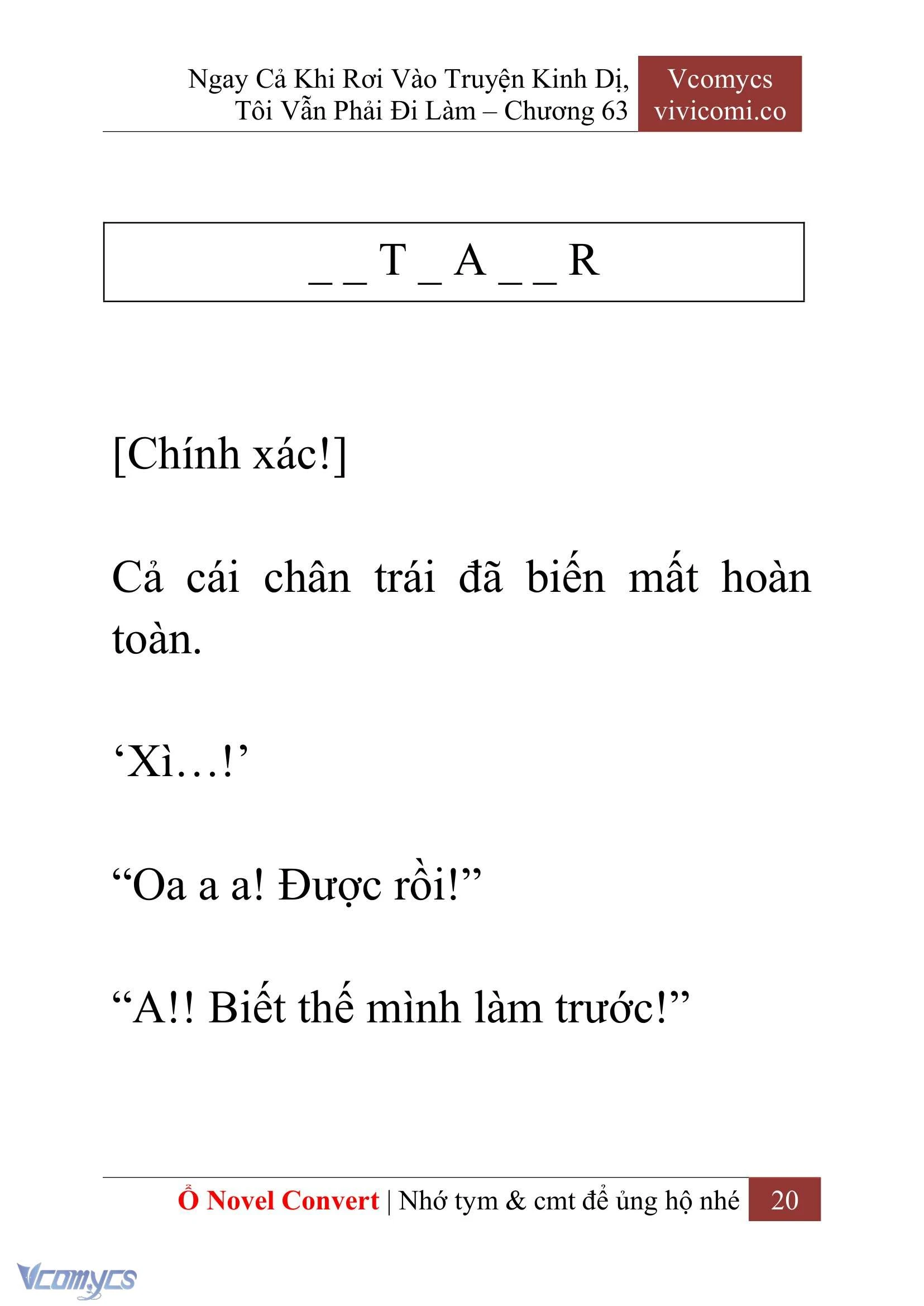 [Novel] Ngay Cả Khi Rơi Vào Truyện Kinh Dị, Tôi Vẫn Phải Đi Làm Chapter  63 - 23