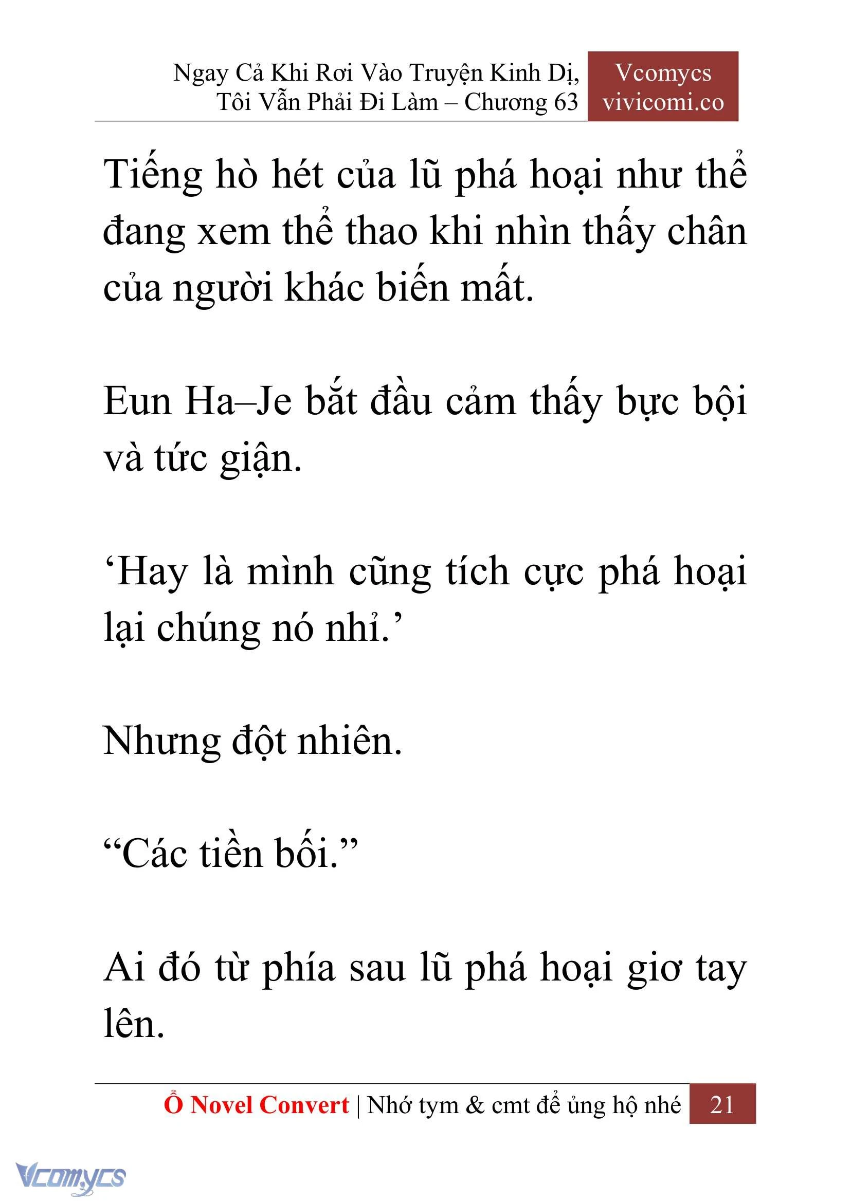 [Novel] Ngay Cả Khi Rơi Vào Truyện Kinh Dị, Tôi Vẫn Phải Đi Làm Chapter  63 - 24
