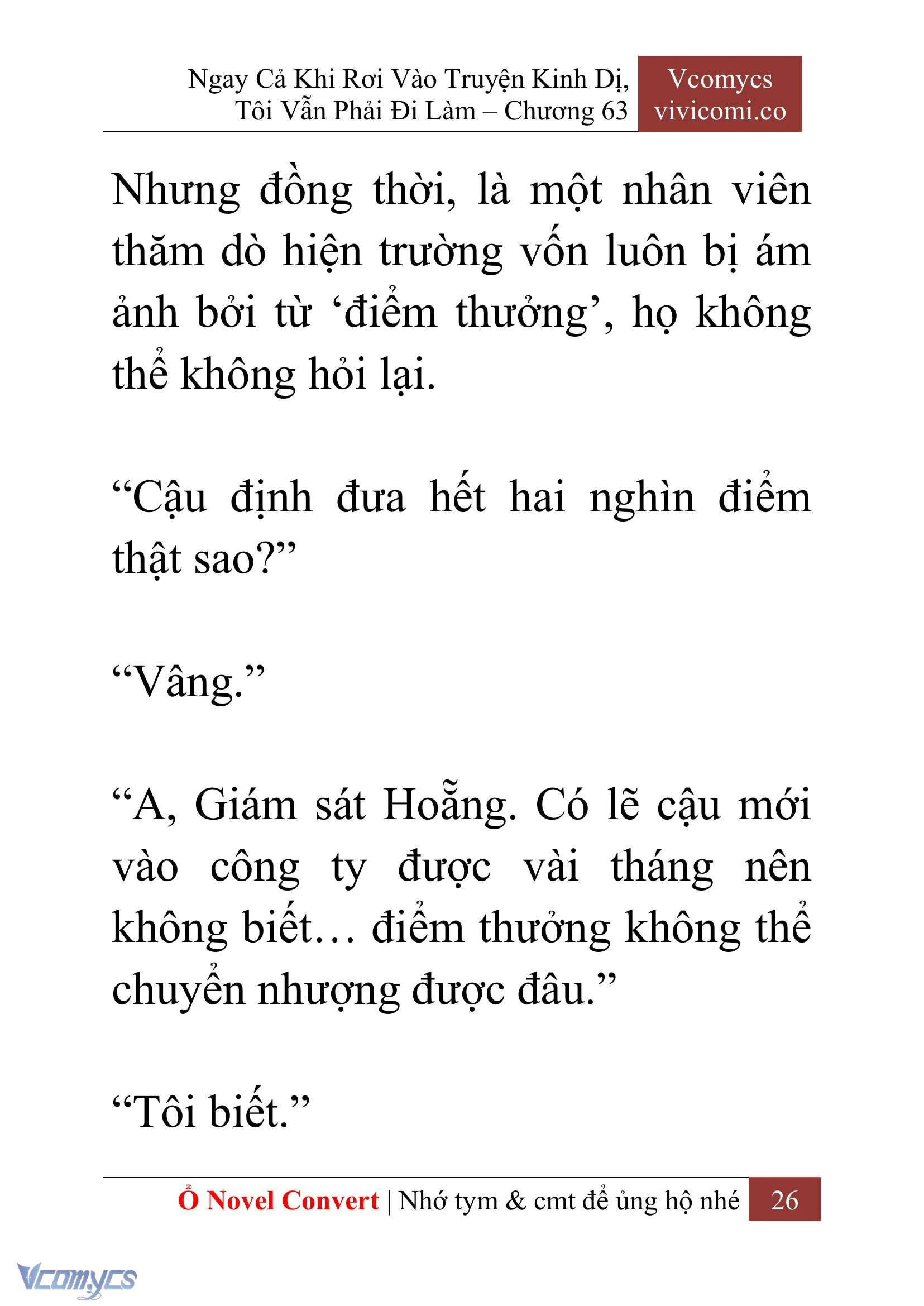 [Novel] Ngay Cả Khi Rơi Vào Truyện Kinh Dị, Tôi Vẫn Phải Đi Làm Chapter  63 - 29