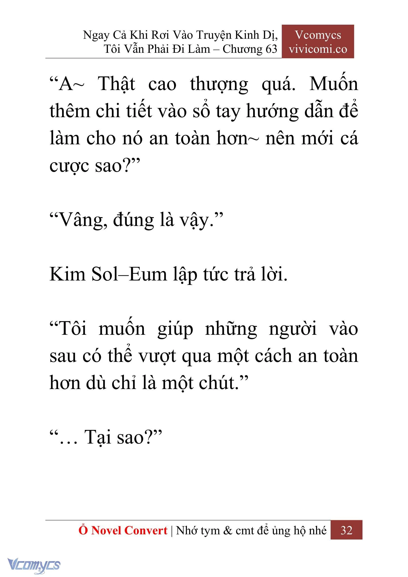[Novel] Ngay Cả Khi Rơi Vào Truyện Kinh Dị, Tôi Vẫn Phải Đi Làm Chapter  63 - 35