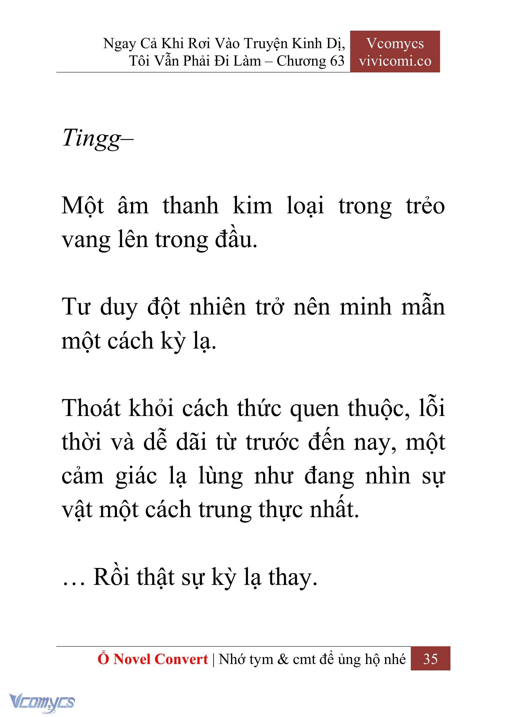[Novel] Ngay Cả Khi Rơi Vào Truyện Kinh Dị, Tôi Vẫn Phải Đi Làm Chapter  63 - 38