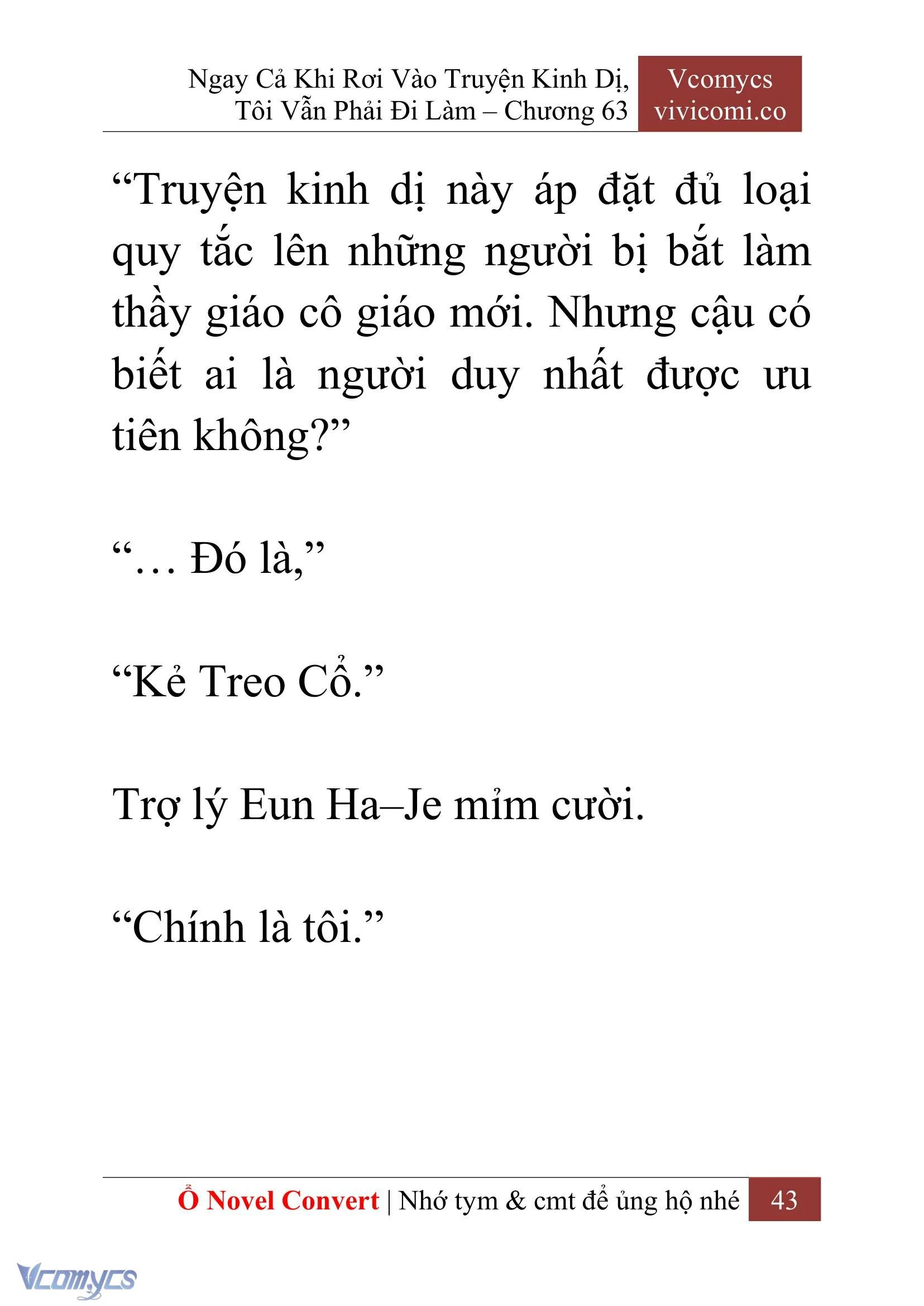 [Novel] Ngay Cả Khi Rơi Vào Truyện Kinh Dị, Tôi Vẫn Phải Đi Làm Chapter  63 - 46