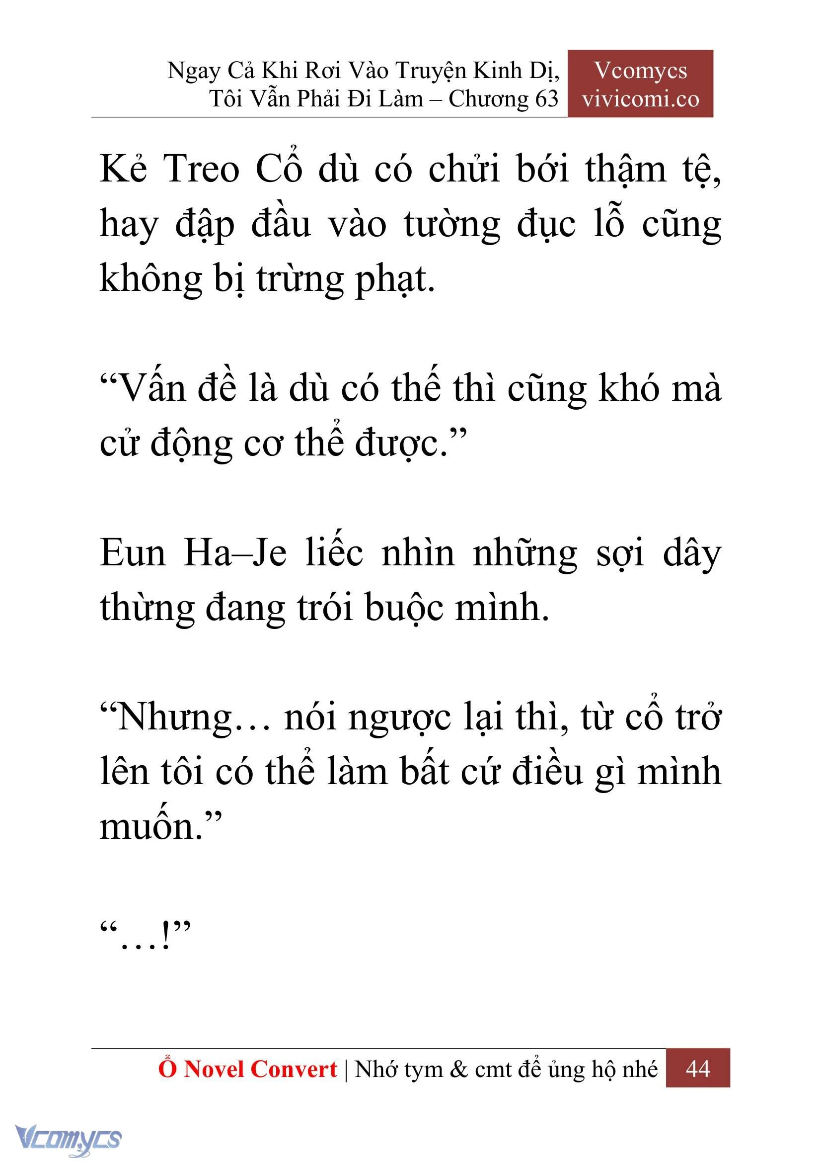 [Novel] Ngay Cả Khi Rơi Vào Truyện Kinh Dị, Tôi Vẫn Phải Đi Làm Chapter  63 - 47