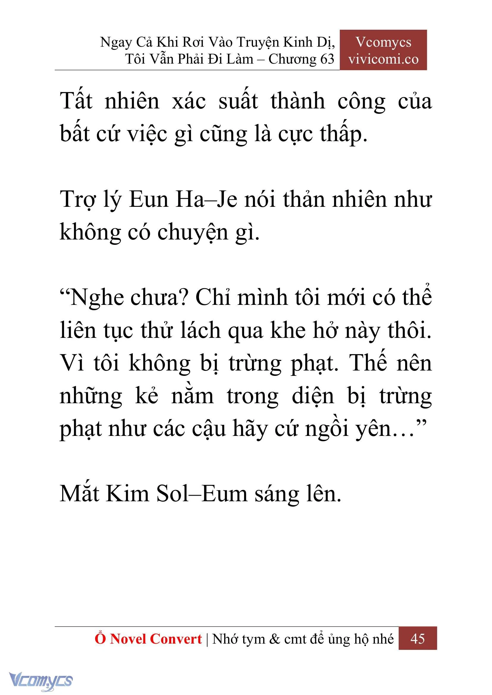 [Novel] Ngay Cả Khi Rơi Vào Truyện Kinh Dị, Tôi Vẫn Phải Đi Làm Chapter  63 - 48