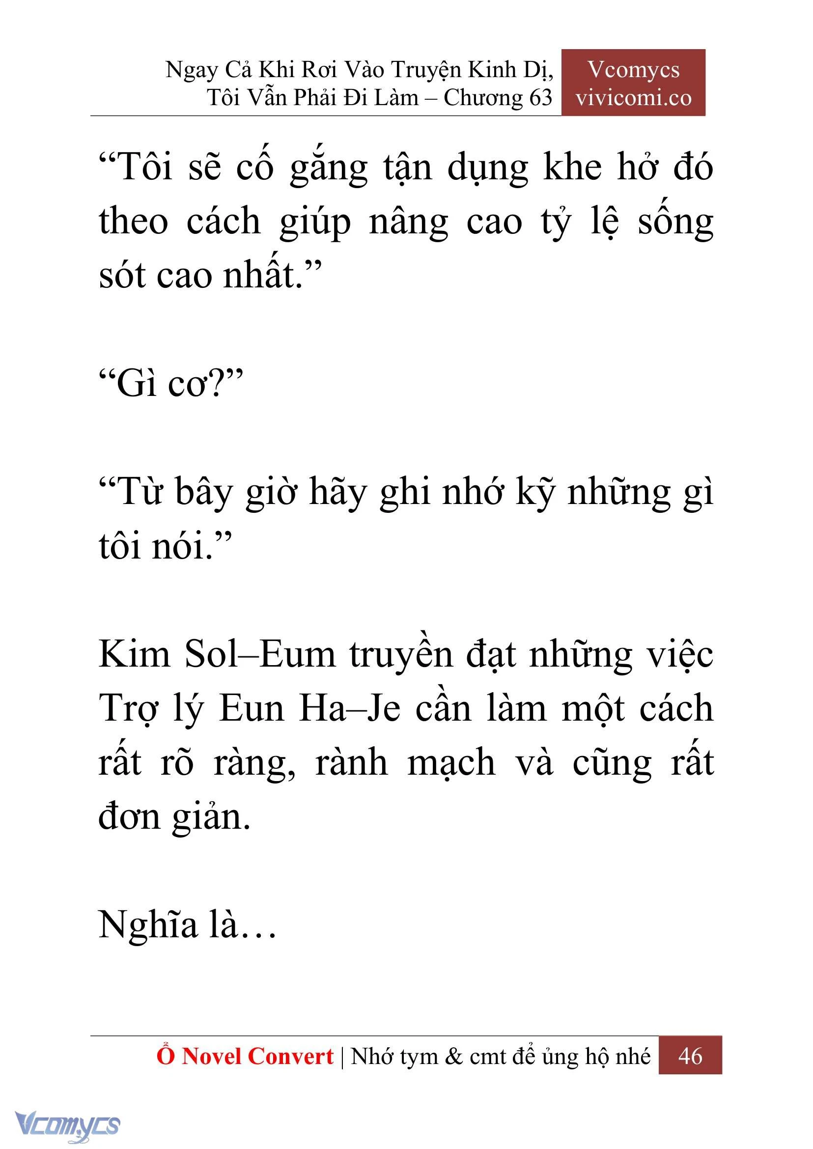 [Novel] Ngay Cả Khi Rơi Vào Truyện Kinh Dị, Tôi Vẫn Phải Đi Làm Chapter  63 - 49