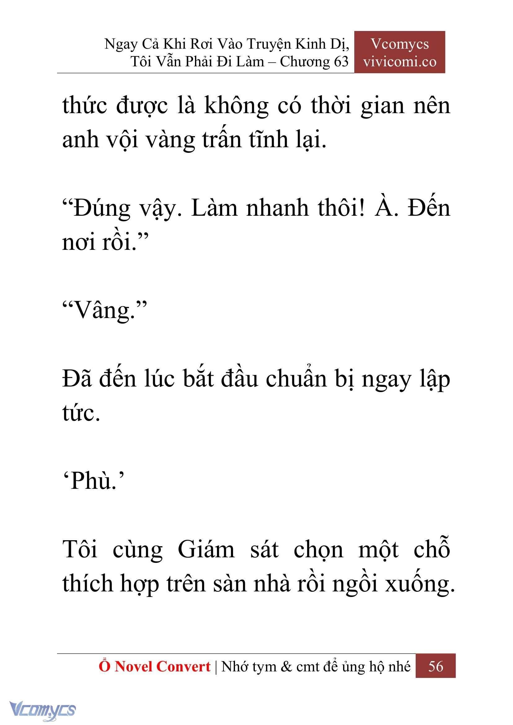 [Novel] Ngay Cả Khi Rơi Vào Truyện Kinh Dị, Tôi Vẫn Phải Đi Làm Chapter  63 - 59
