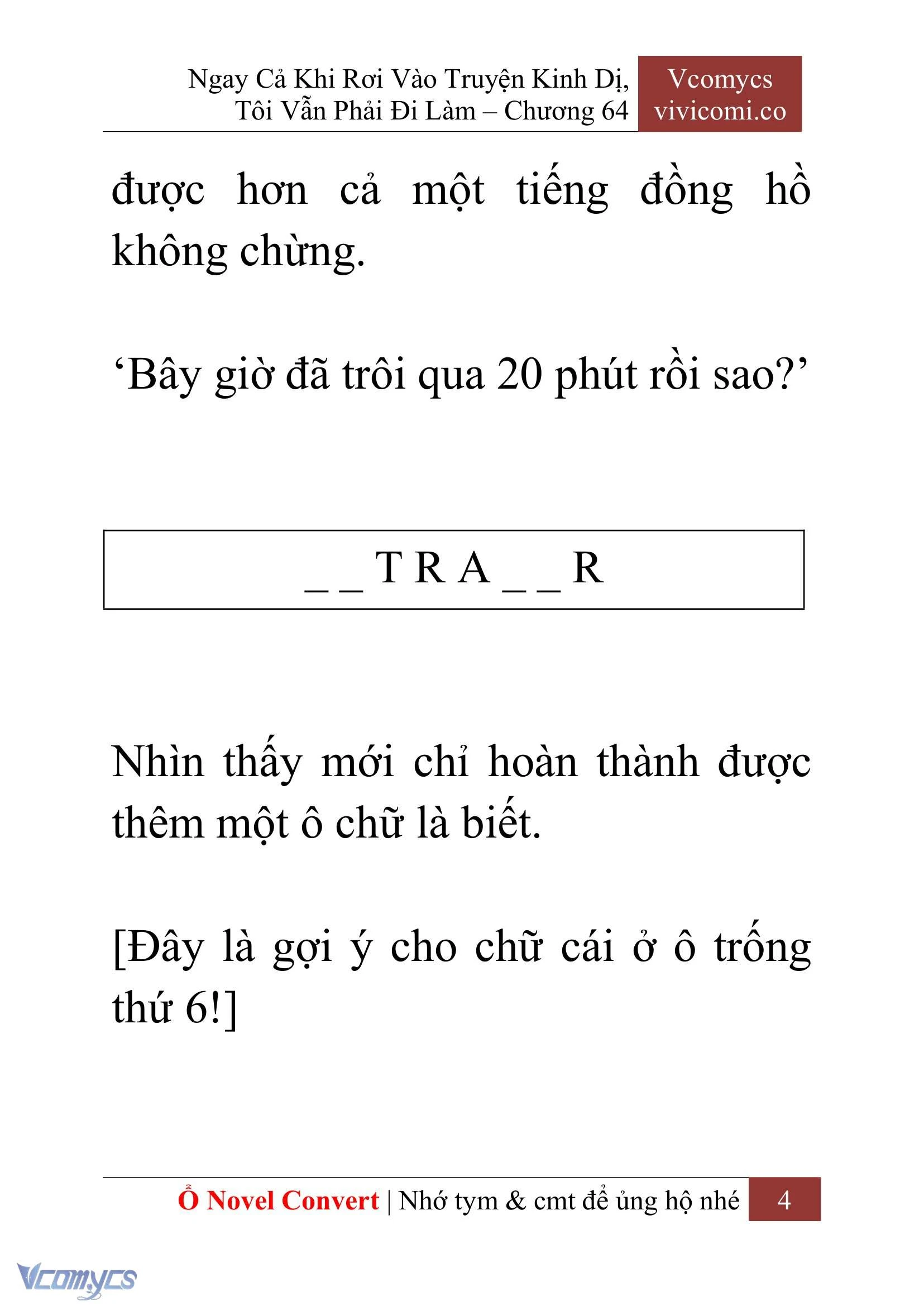 [Novel] Ngay Cả Khi Rơi Vào Truyện Kinh Dị, Tôi Vẫn Phải Đi Làm Chapter  64 - 7