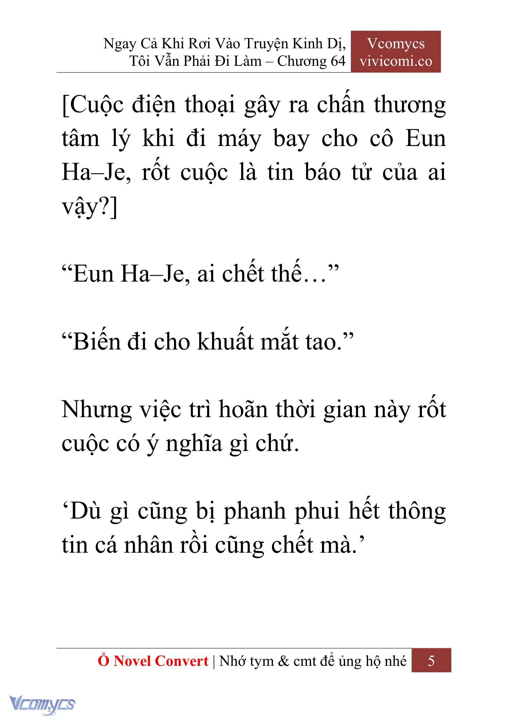 [Novel] Ngay Cả Khi Rơi Vào Truyện Kinh Dị, Tôi Vẫn Phải Đi Làm Chapter  64 - 8