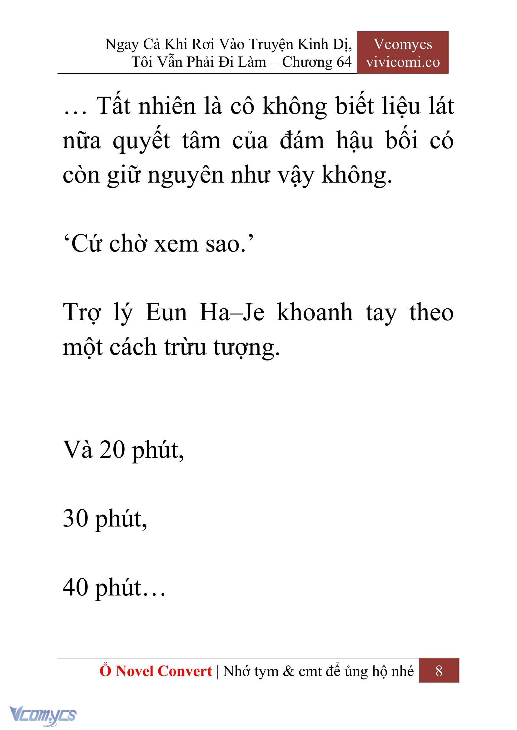 [Novel] Ngay Cả Khi Rơi Vào Truyện Kinh Dị, Tôi Vẫn Phải Đi Làm Chapter  64 - 11