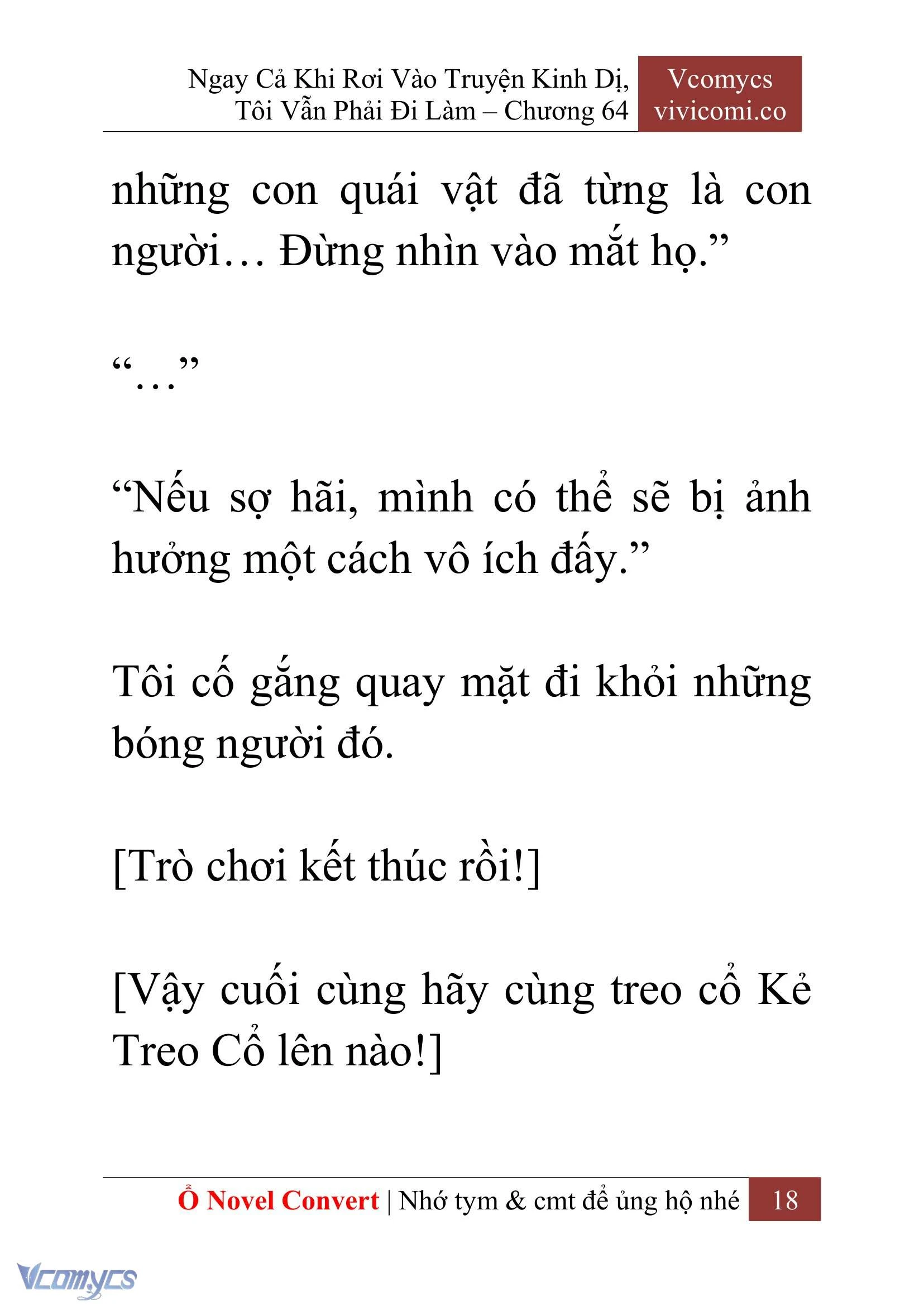 [Novel] Ngay Cả Khi Rơi Vào Truyện Kinh Dị, Tôi Vẫn Phải Đi Làm Chapter  64 - 21