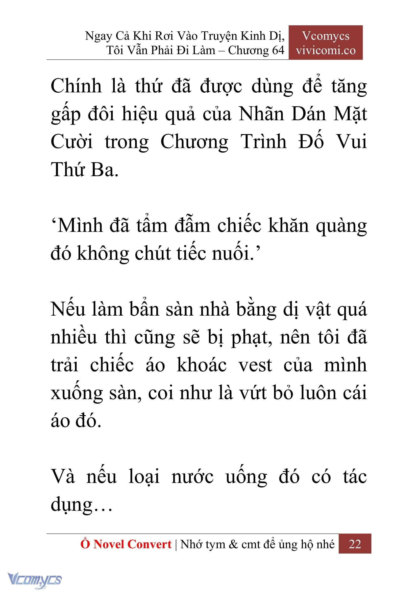 [Novel] Ngay Cả Khi Rơi Vào Truyện Kinh Dị, Tôi Vẫn Phải Đi Làm Chapter  64 - 25