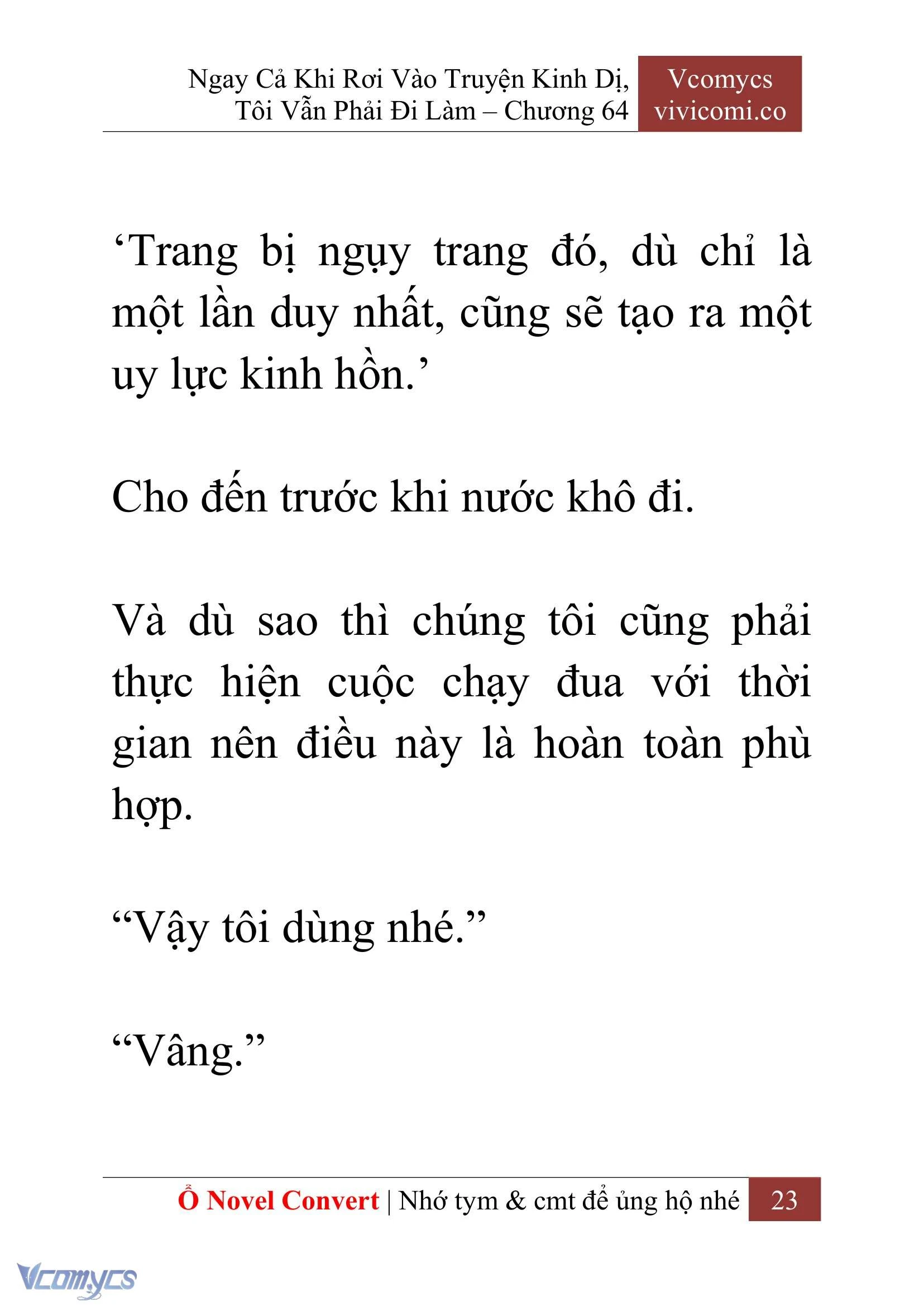 [Novel] Ngay Cả Khi Rơi Vào Truyện Kinh Dị, Tôi Vẫn Phải Đi Làm Chapter  64 - 26