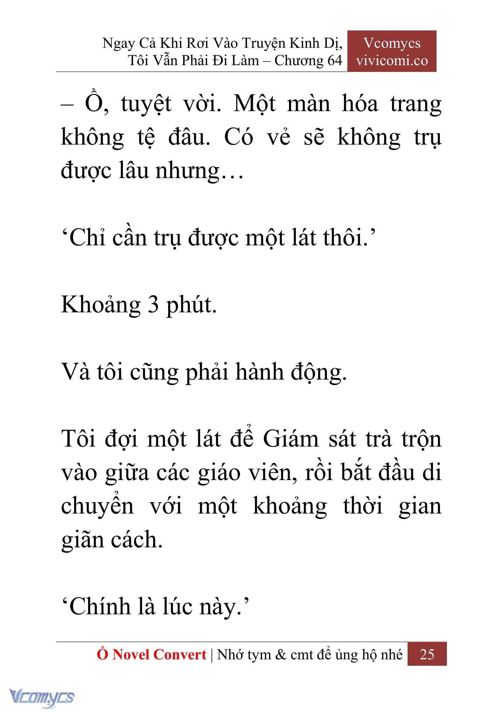 [Novel] Ngay Cả Khi Rơi Vào Truyện Kinh Dị, Tôi Vẫn Phải Đi Làm Chapter  64 - 28