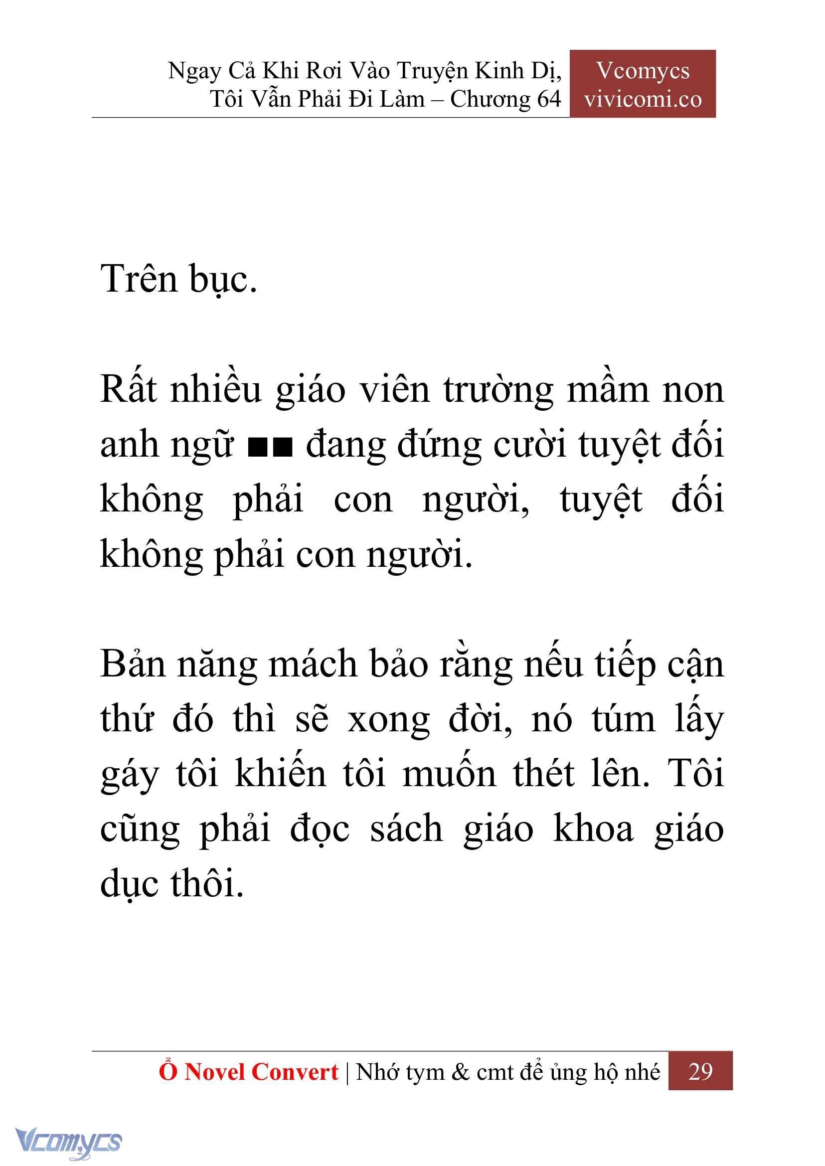 [Novel] Ngay Cả Khi Rơi Vào Truyện Kinh Dị, Tôi Vẫn Phải Đi Làm Chapter  64 - 32