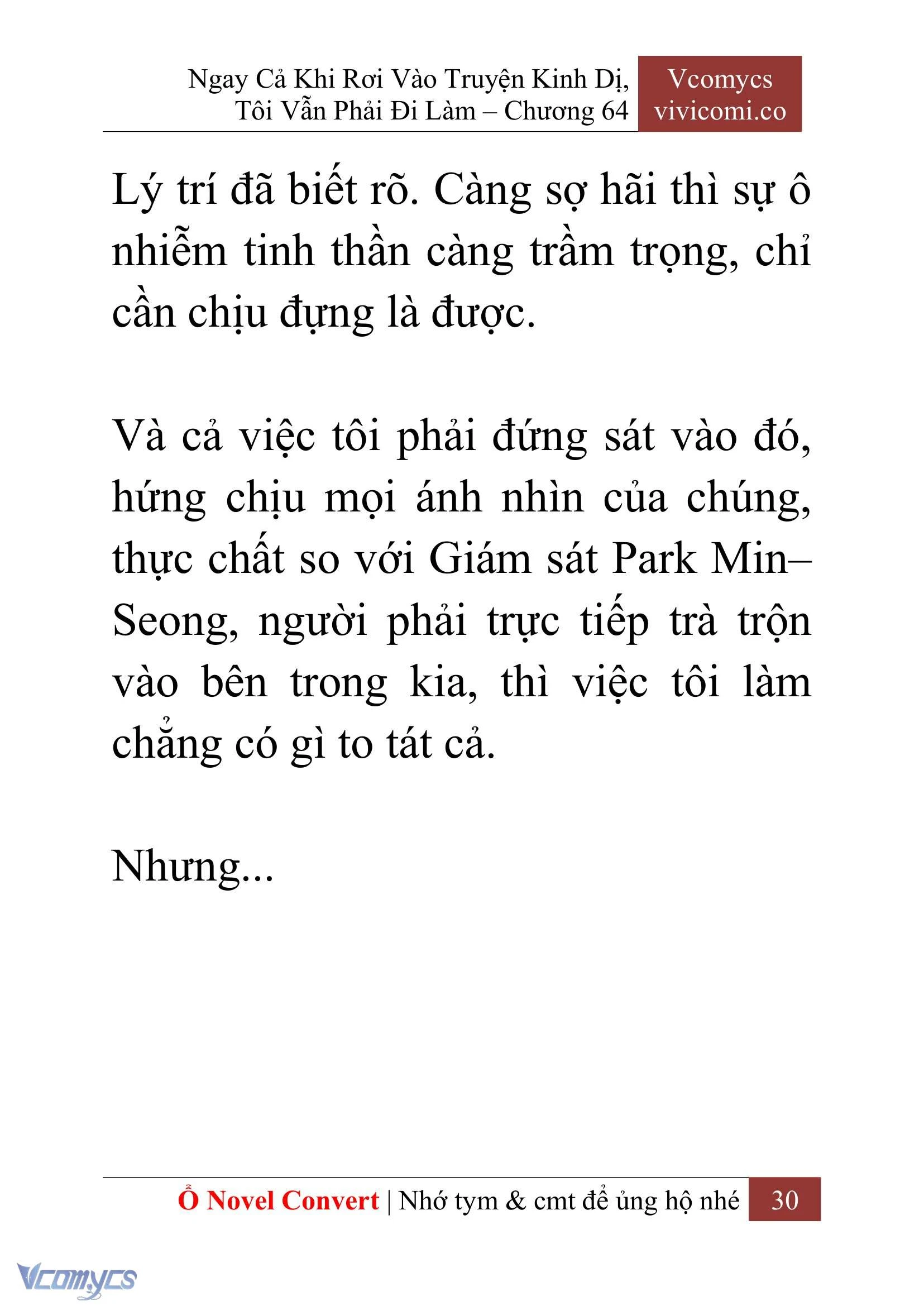 [Novel] Ngay Cả Khi Rơi Vào Truyện Kinh Dị, Tôi Vẫn Phải Đi Làm Chapter  64 - 33