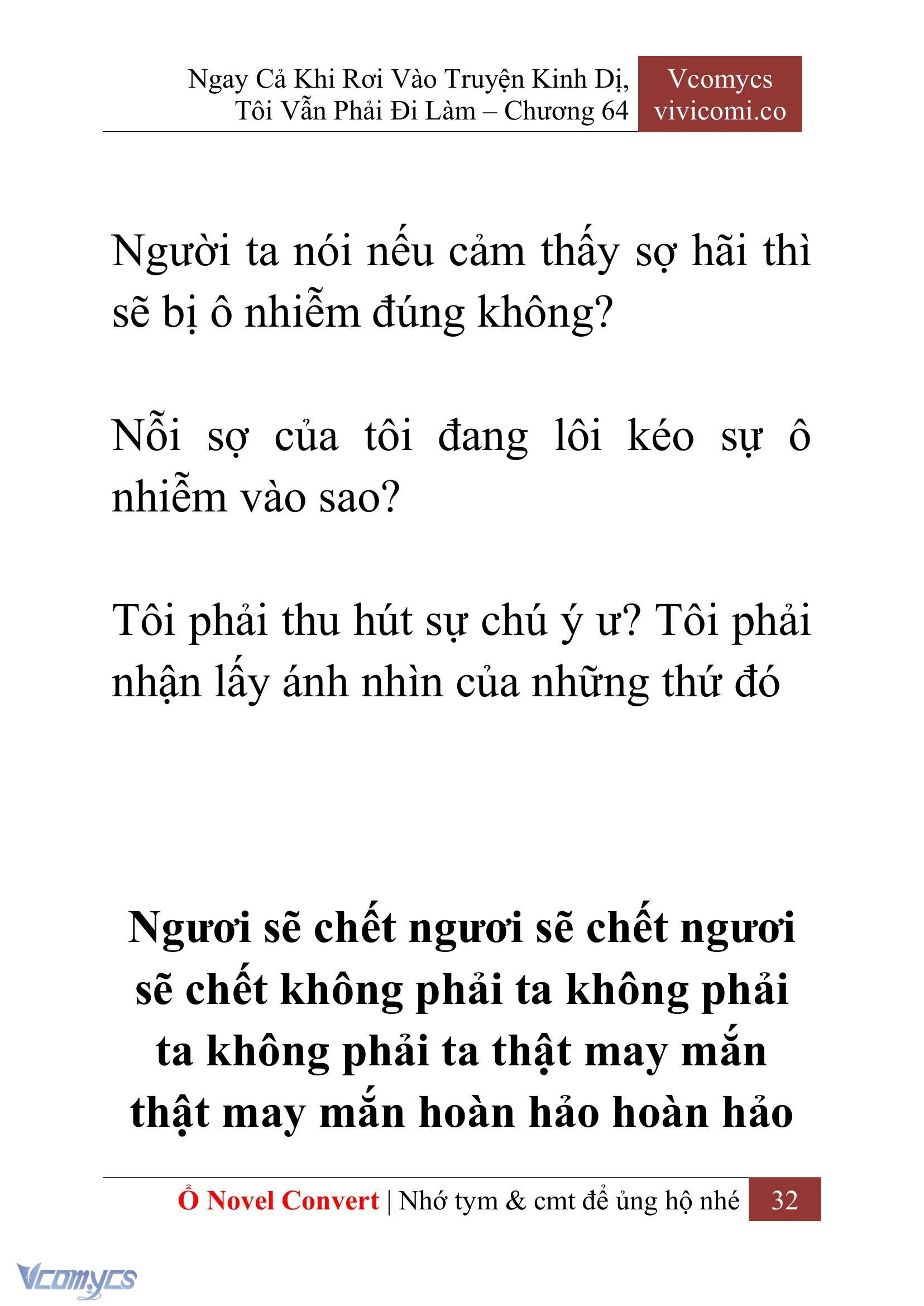 [Novel] Ngay Cả Khi Rơi Vào Truyện Kinh Dị, Tôi Vẫn Phải Đi Làm Chapter  64 - 35