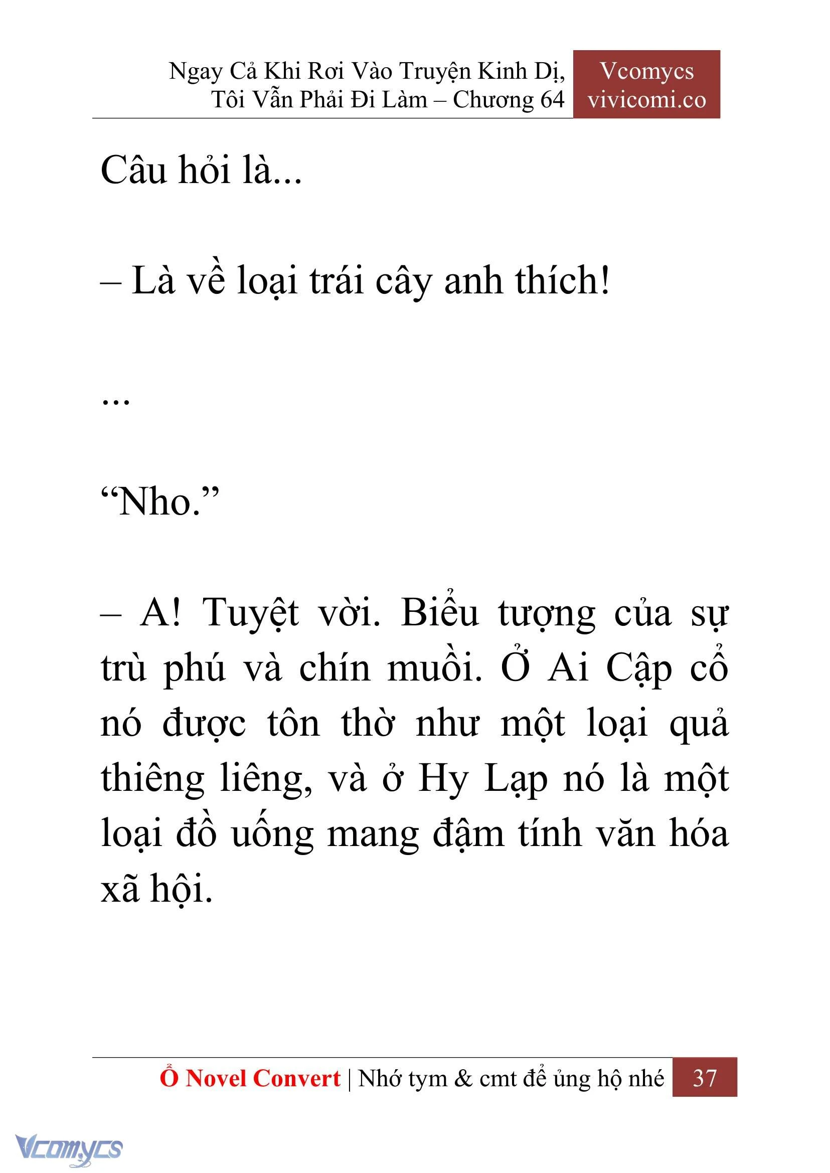 [Novel] Ngay Cả Khi Rơi Vào Truyện Kinh Dị, Tôi Vẫn Phải Đi Làm Chapter  64 - 40